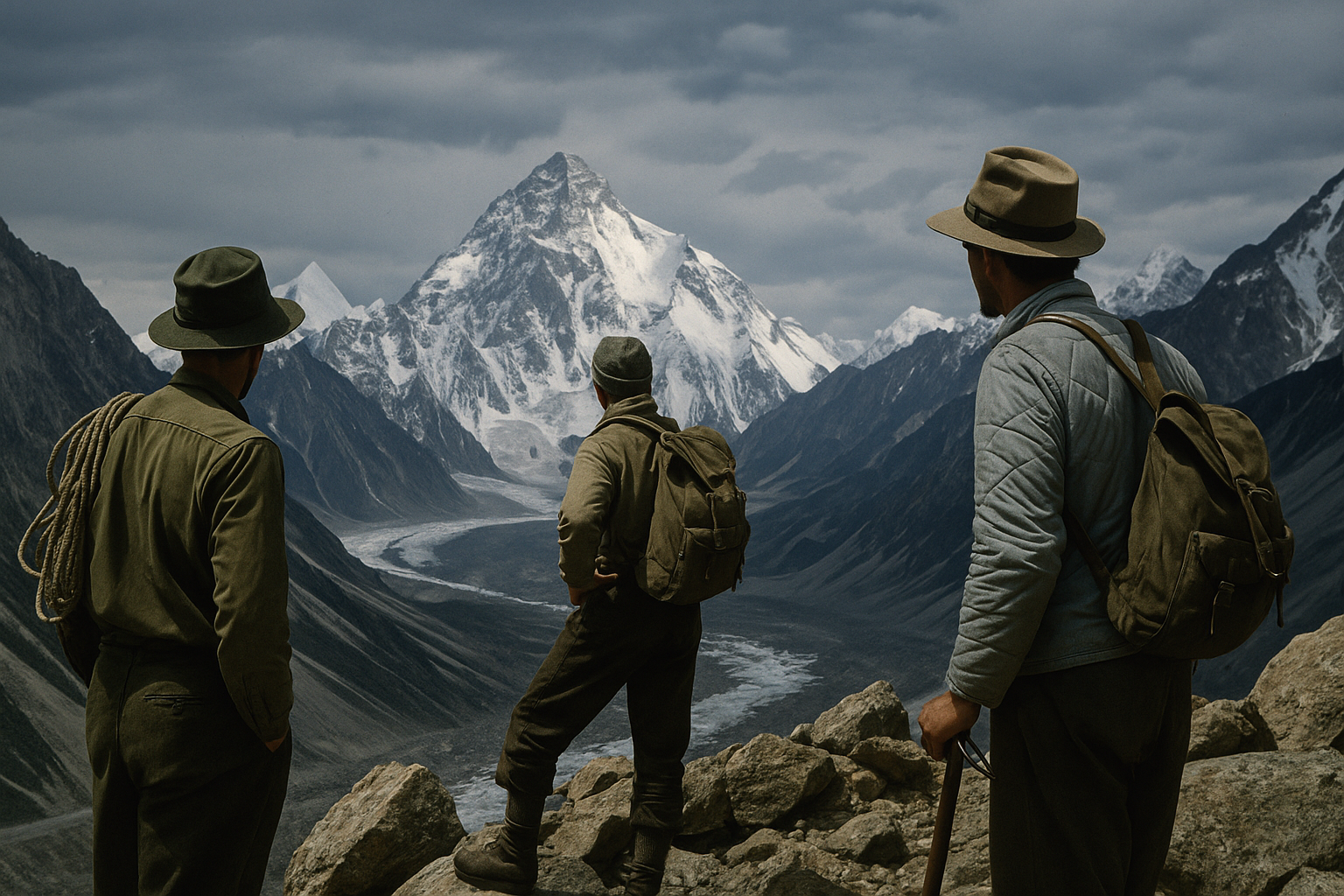 Lost Behind the Ranges: American Mountaineers Confront the Savage Majesty of K2