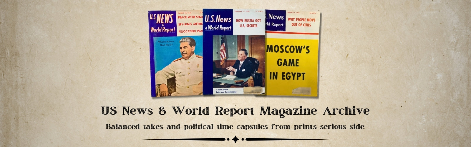 US News & World Report Magazine