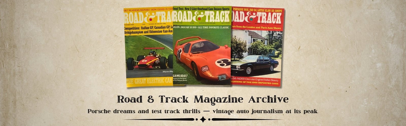 Road & Track Magazine