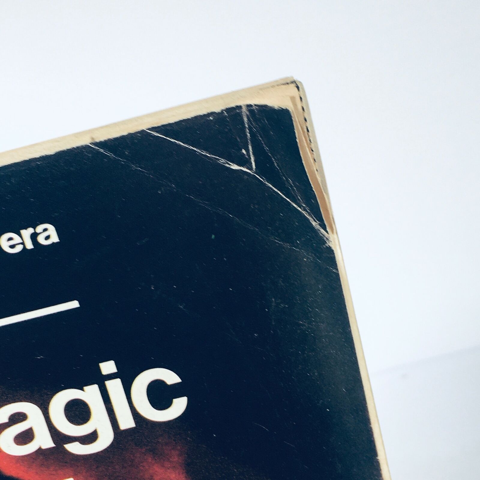 Close-up of the top corner of the September 17, 1971 issue of VTG Life Magazine, highlighting condition details and wear on the cover themed around 'The Tragic Record of Heart Transplants'.