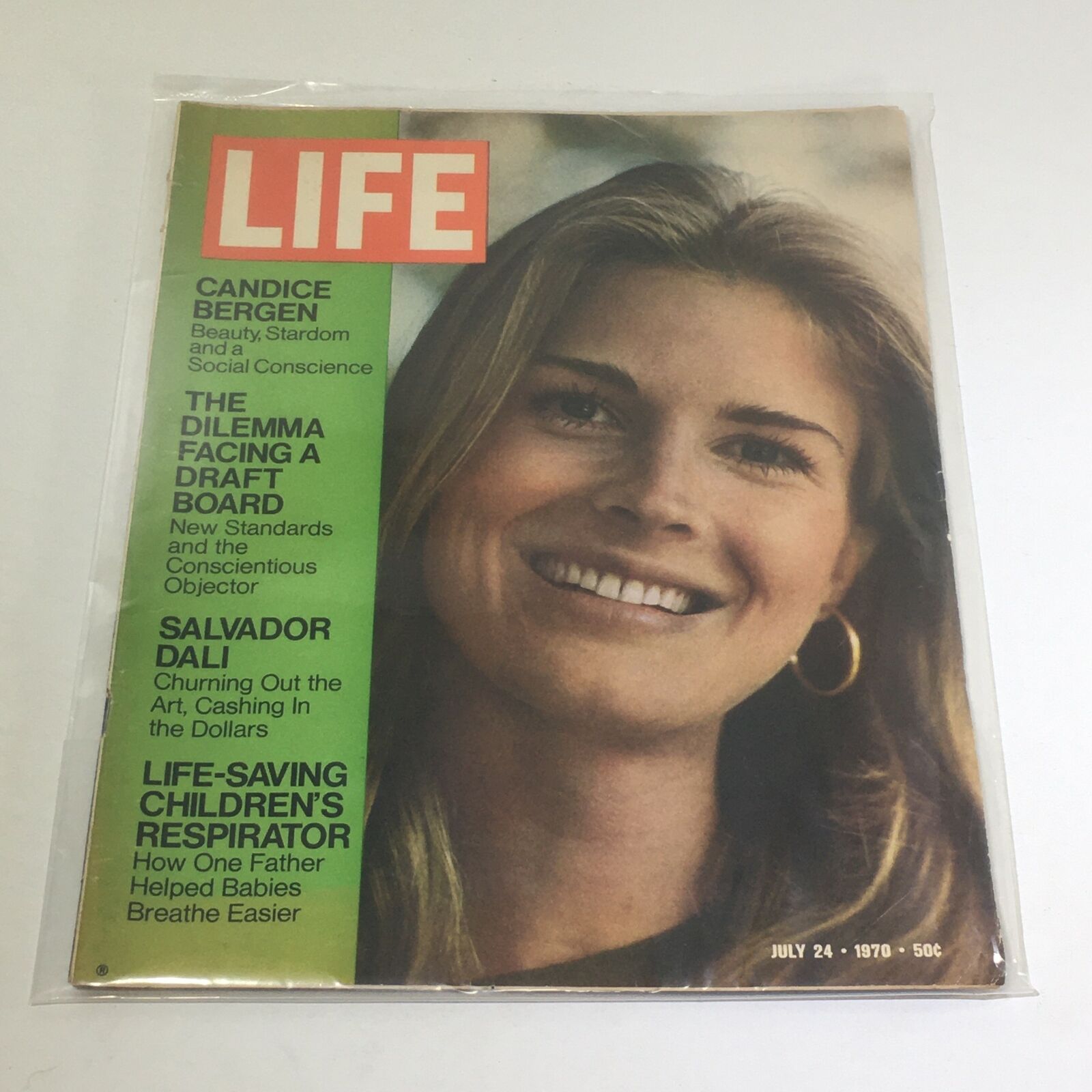 Life Magazine July 24 1970 Featuring Candice Bergen and The Draft Board Dilemma