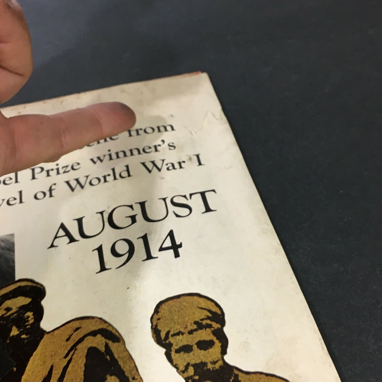 Close-up of VTG Life Magazine June 23, 1972 cover, featuring August 1914 and the notable reference to a Nobel Prize winner's work related to World War I.