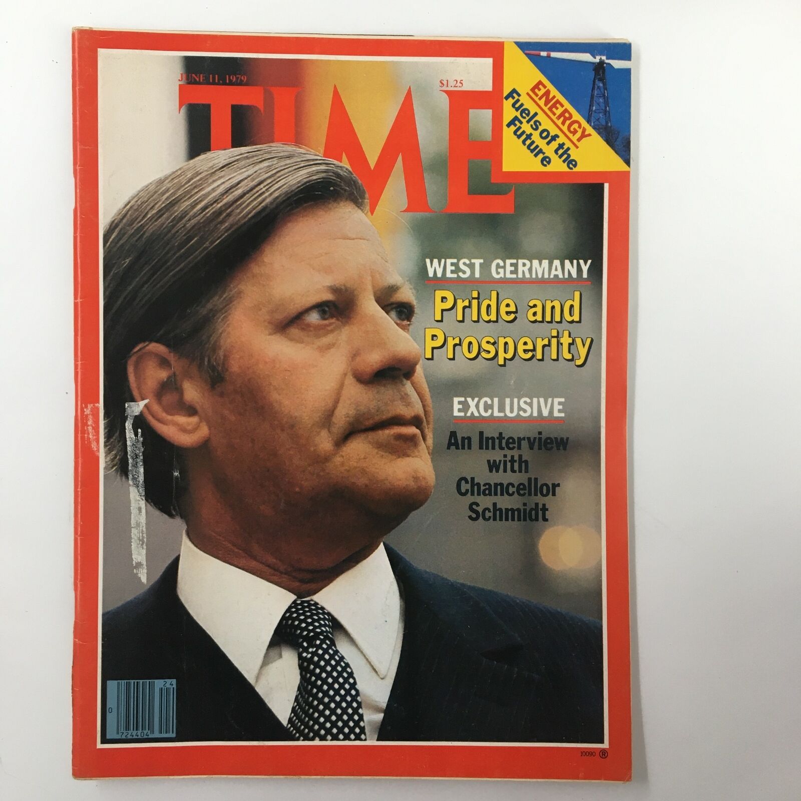 VTG Time Magazine June 11 1979 featuring West Germany Chancellor Schmidt on the cover with the theme 'Pride and Prosperity', highlighting significant political events of the late 1970s.
