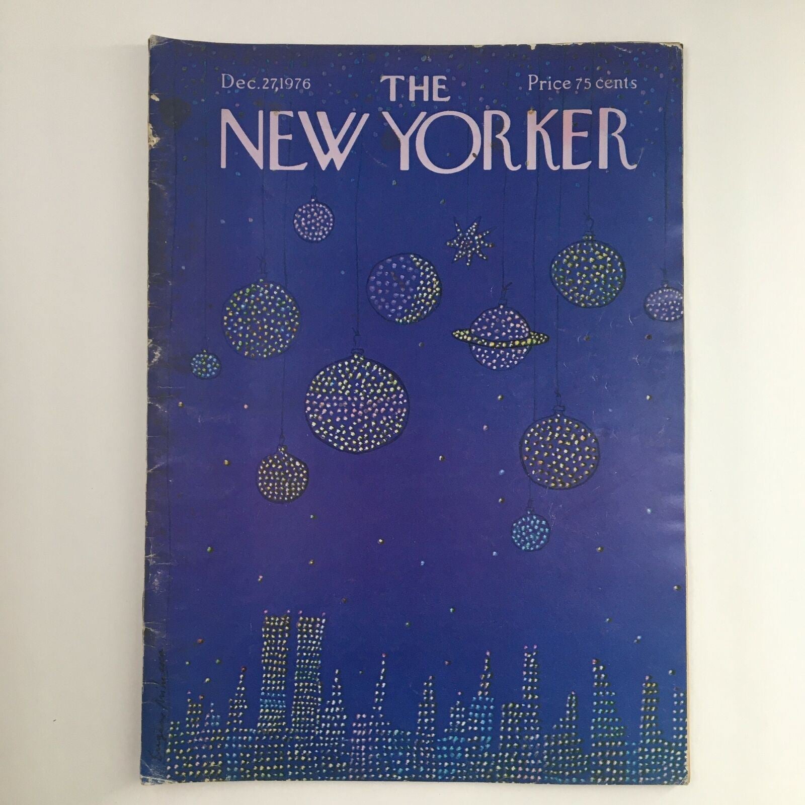 The New Yorker Magazine December 27 1976 Stars in the Sky by Eugene Mihaesco