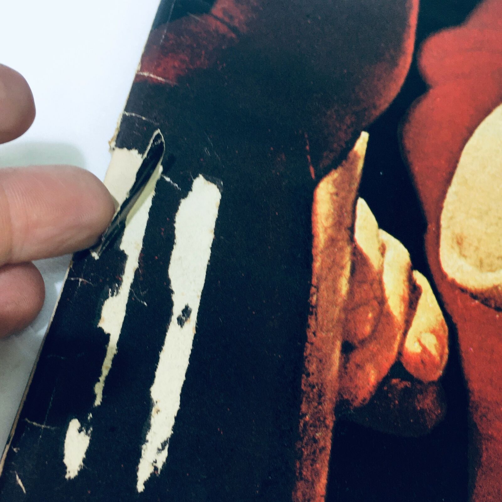 Detail shot showing minor damage on the cover of VTG Life Magazine December 15 1972, Special Double Issue: Joys of Christmas.