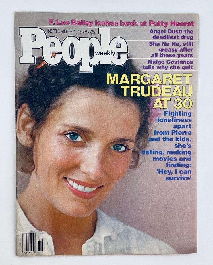 People Weekly Magazine September 4 1978 featuring Margaret Trudeau at 30, showcasing her captivating smile and natural beauty on the cover with a headline highlighting her life experiences.