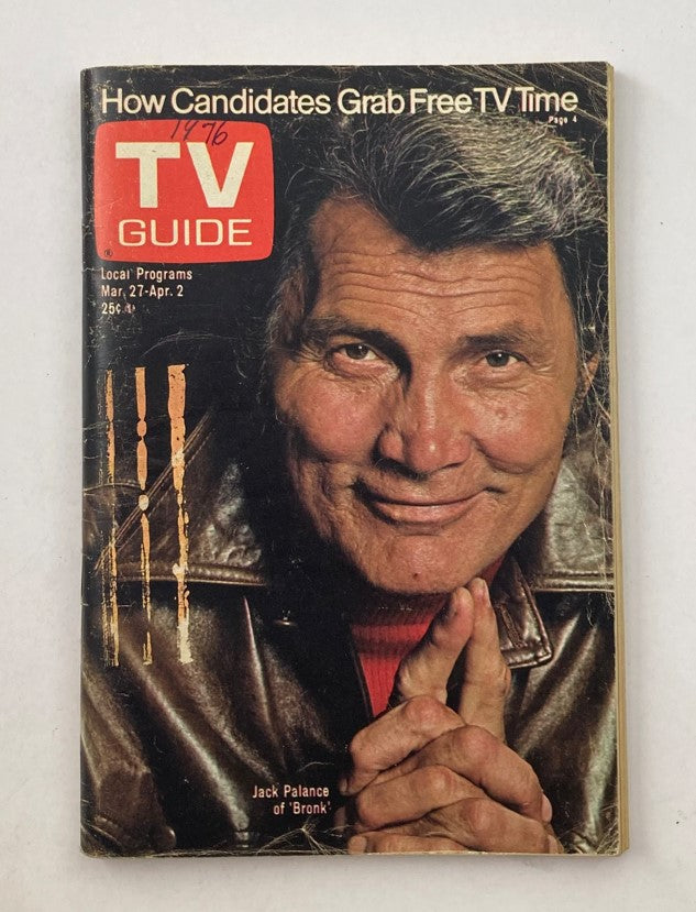TV Guide Magazine March 27 1976 #1200 Jack Palance WA-Baltimore Ed.
