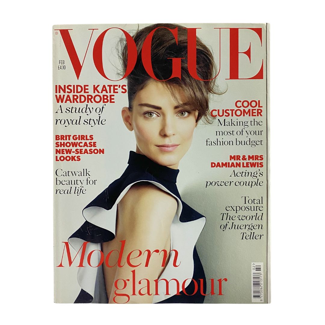 Vogue Magazine February 2013 Kati Nescher Cover showcasing modern glamour and fashion insights.