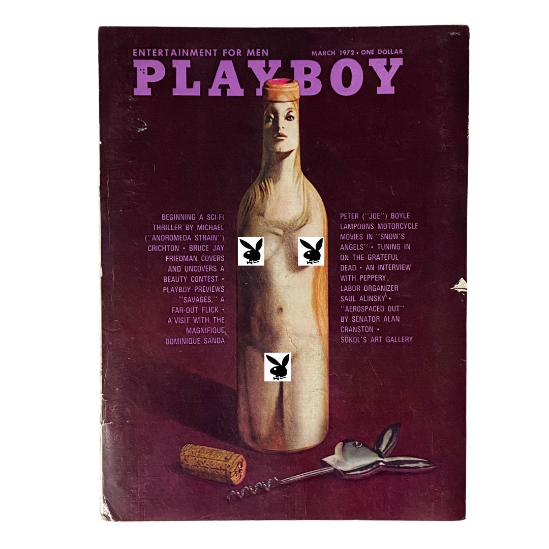March 1972 Playboy Magazine featuring Playmate Ellen Michaels on the cover, showcasing vintage design and cultural themes of the early 70s.