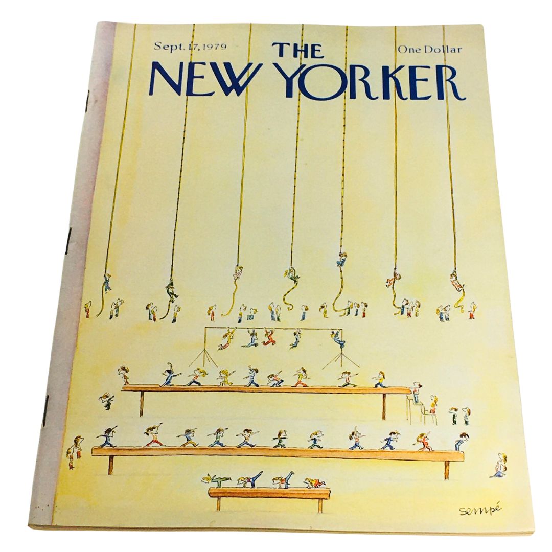 Cover of The New Yorker, September 17, 1979, featuring a thematic illustration by Jean-Jacques Sempé