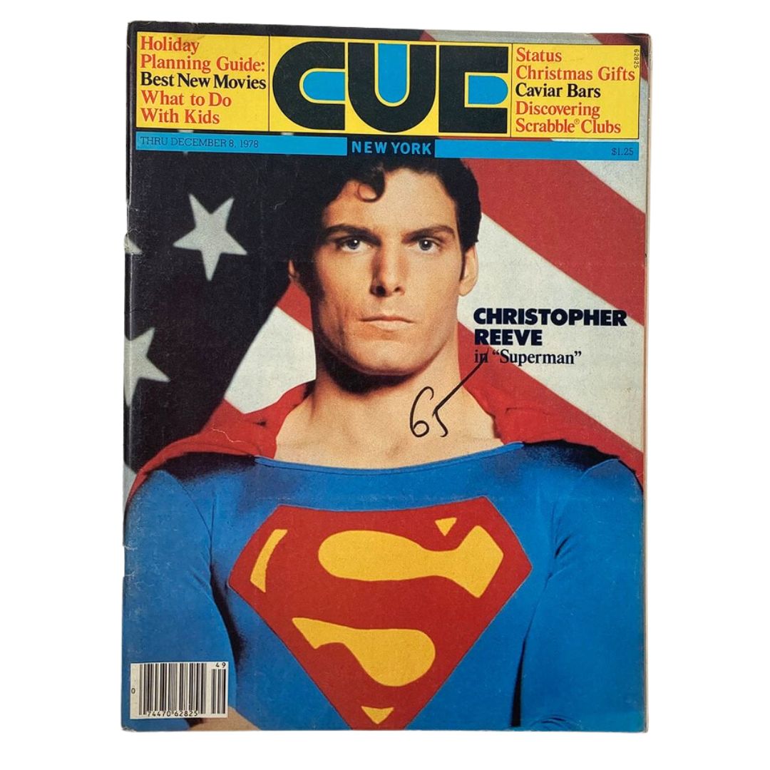 New York Cue Magazine December 8 1978 Christopher Reeve Superman No Label
