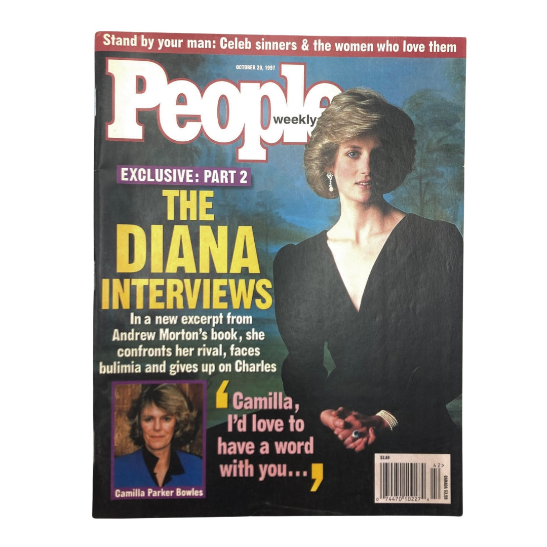 People Weekly Magazine October 20 1997 featuring The Diana Interviews Part 2 on the cover, highlighting important insights from Princess Diana's conversations.