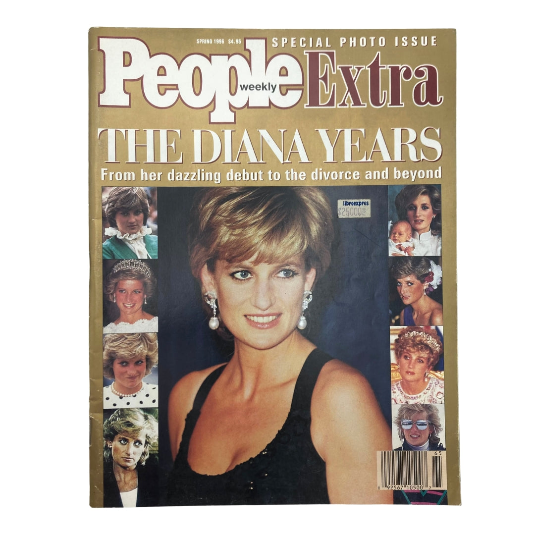 People Weekly Magazine Spring 1996 The Diana Years Special Photo Issue cover featuring Princess Diana with a collage of her photos highlighting significant moments.