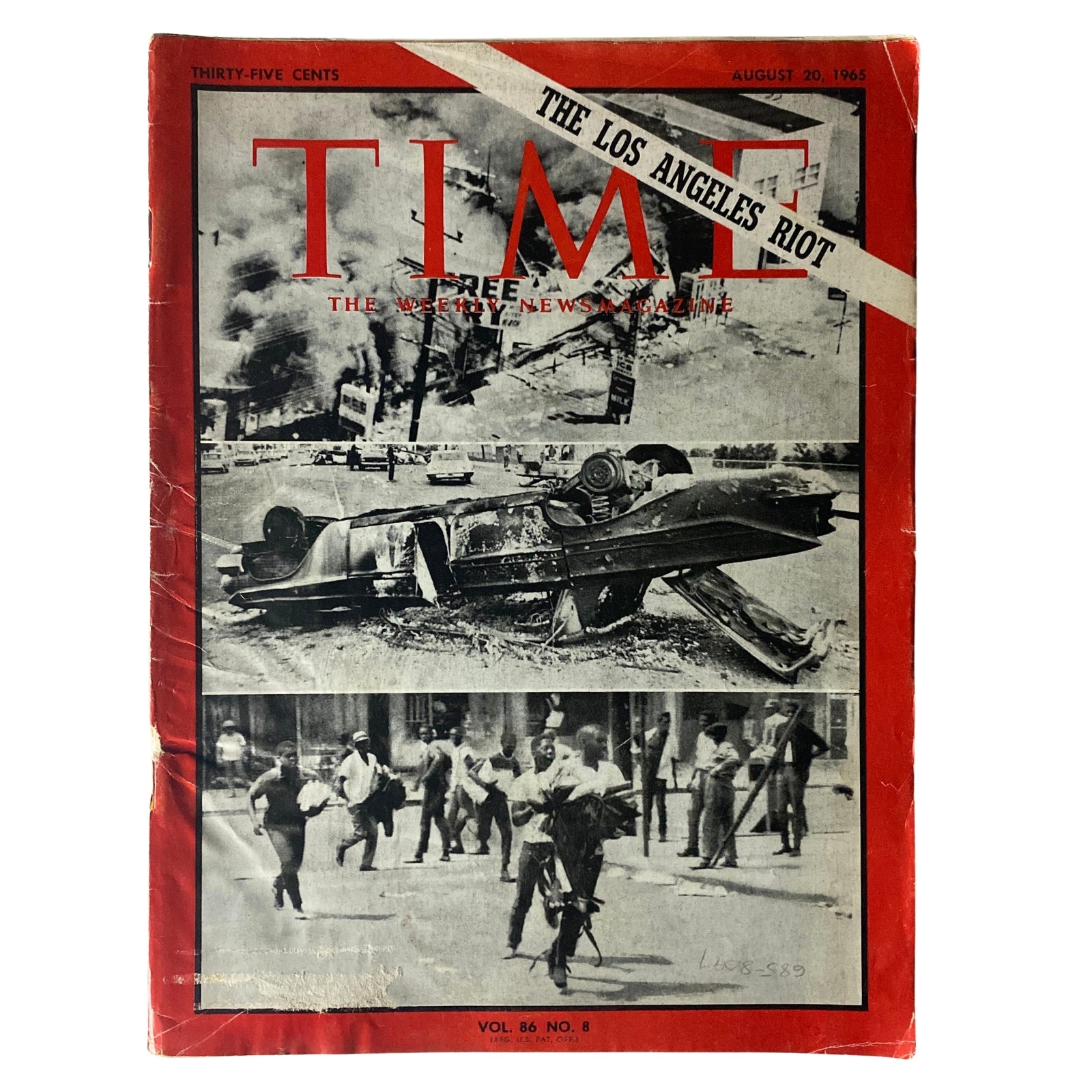 Time Magazine Aug 20, 1965 Los Angeles Riot