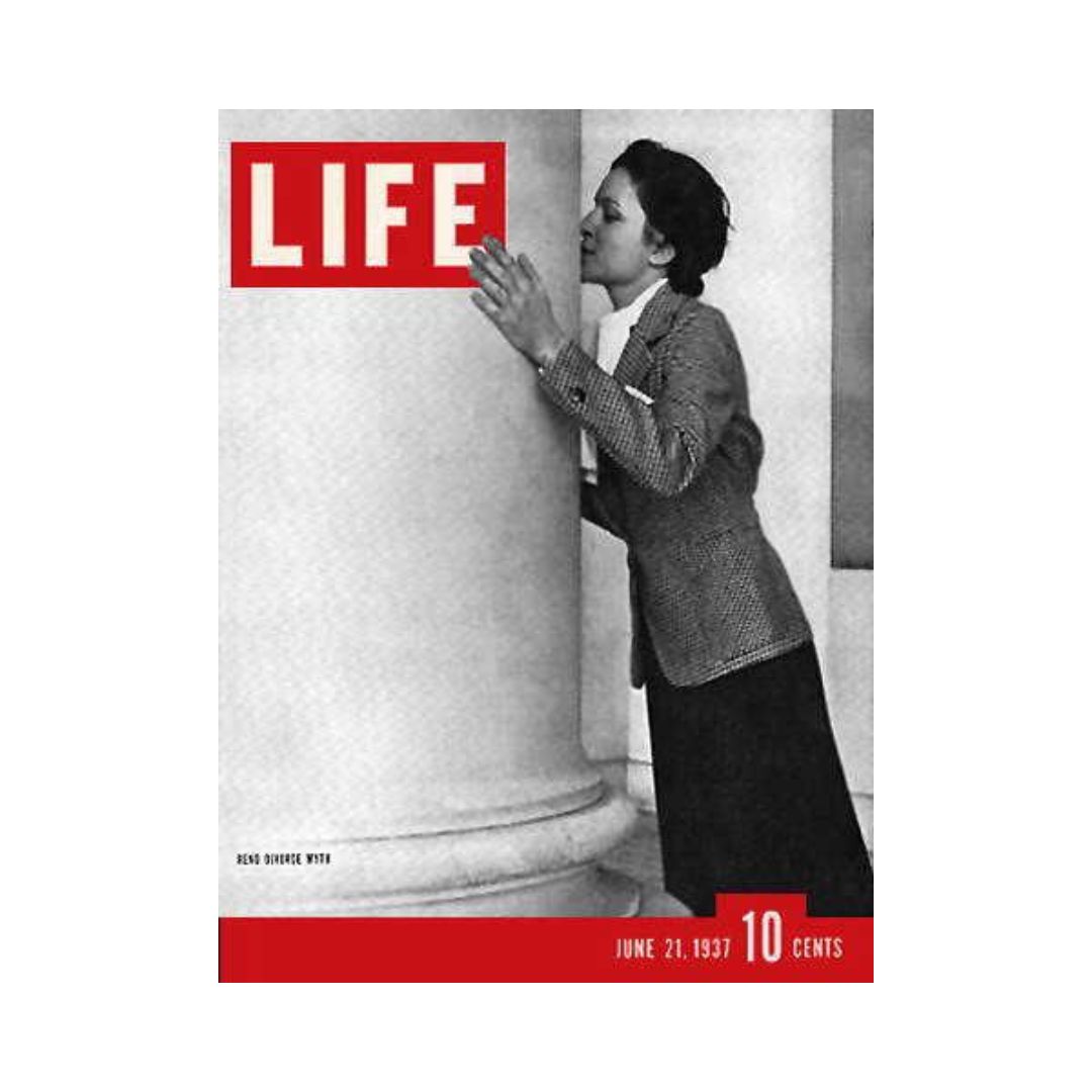 Life Magazine June 21, 1937 - Unique Divorce Rituals in Reno, Nevada & Cultural Highlights