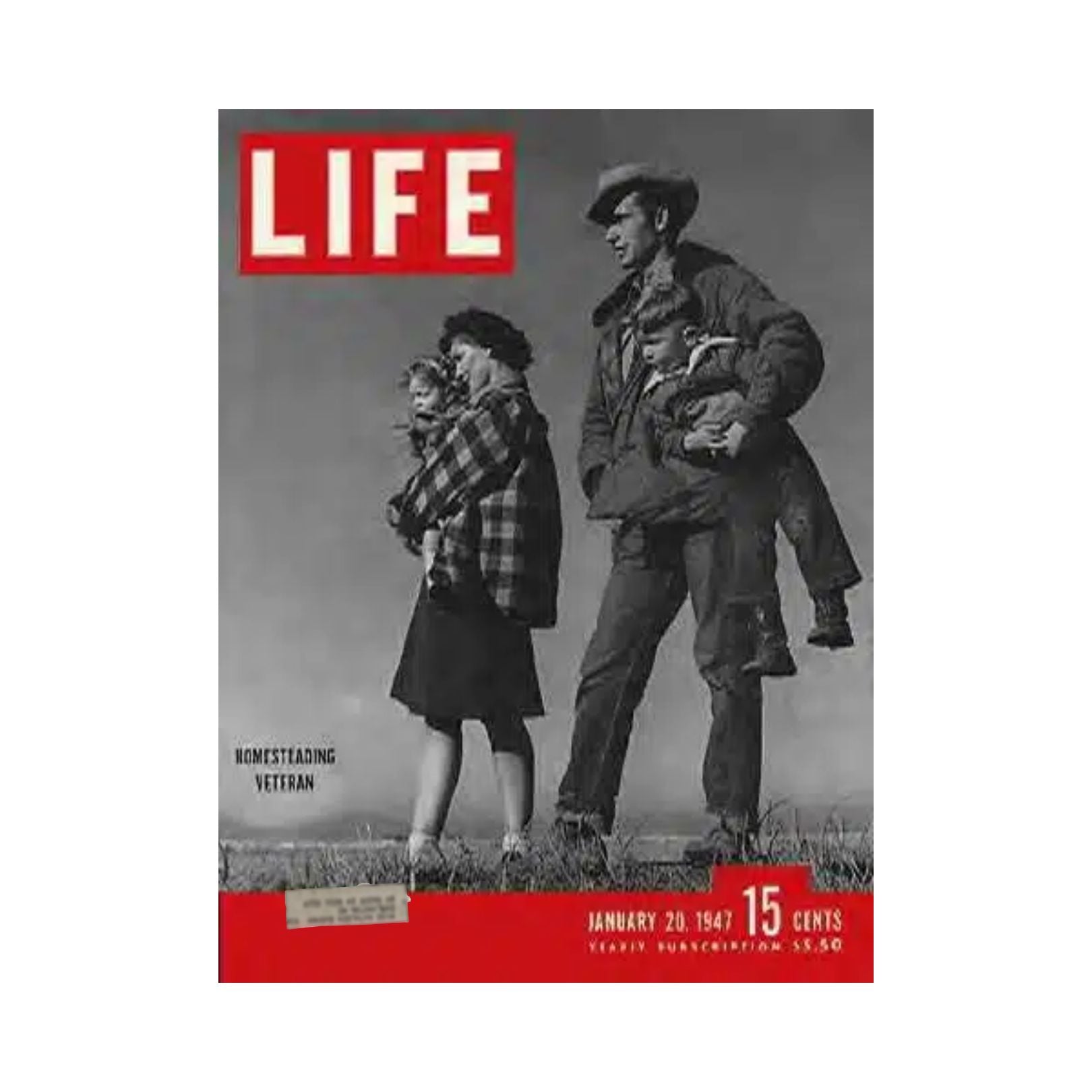 Life Magazine January 20, 1947 - Homesteading Veterans, U.S. Foreign Policy, Heavy Trucking, Culture