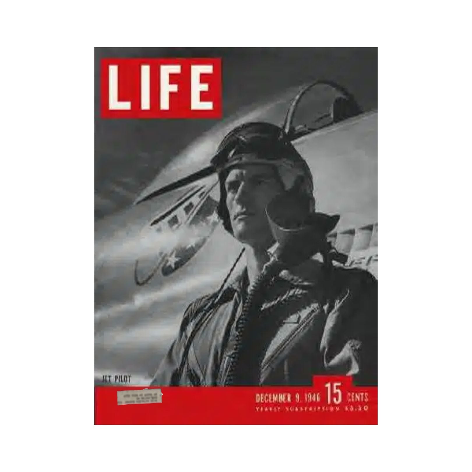 Cover of VTG Life Magazine from December 9, 1946, featuring a Jet Pilot, showcasing aviation advancements post-World War II.