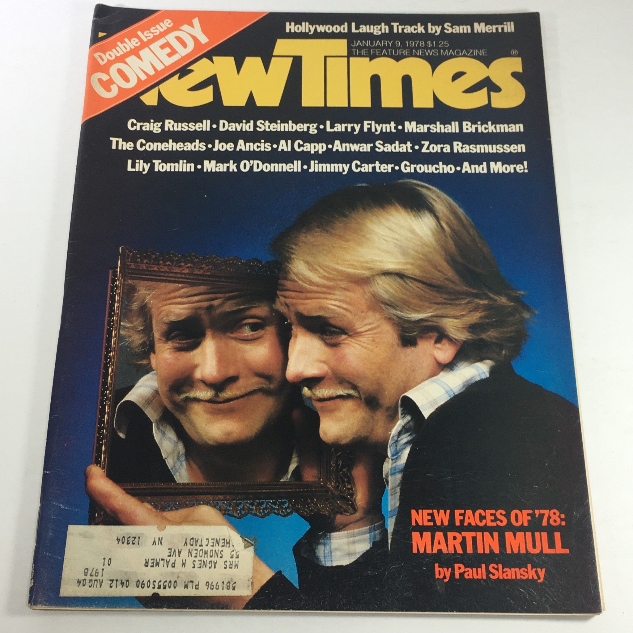 VTG New Times Magazine: January 9 1978 - Martin Mull by Paul Slansky