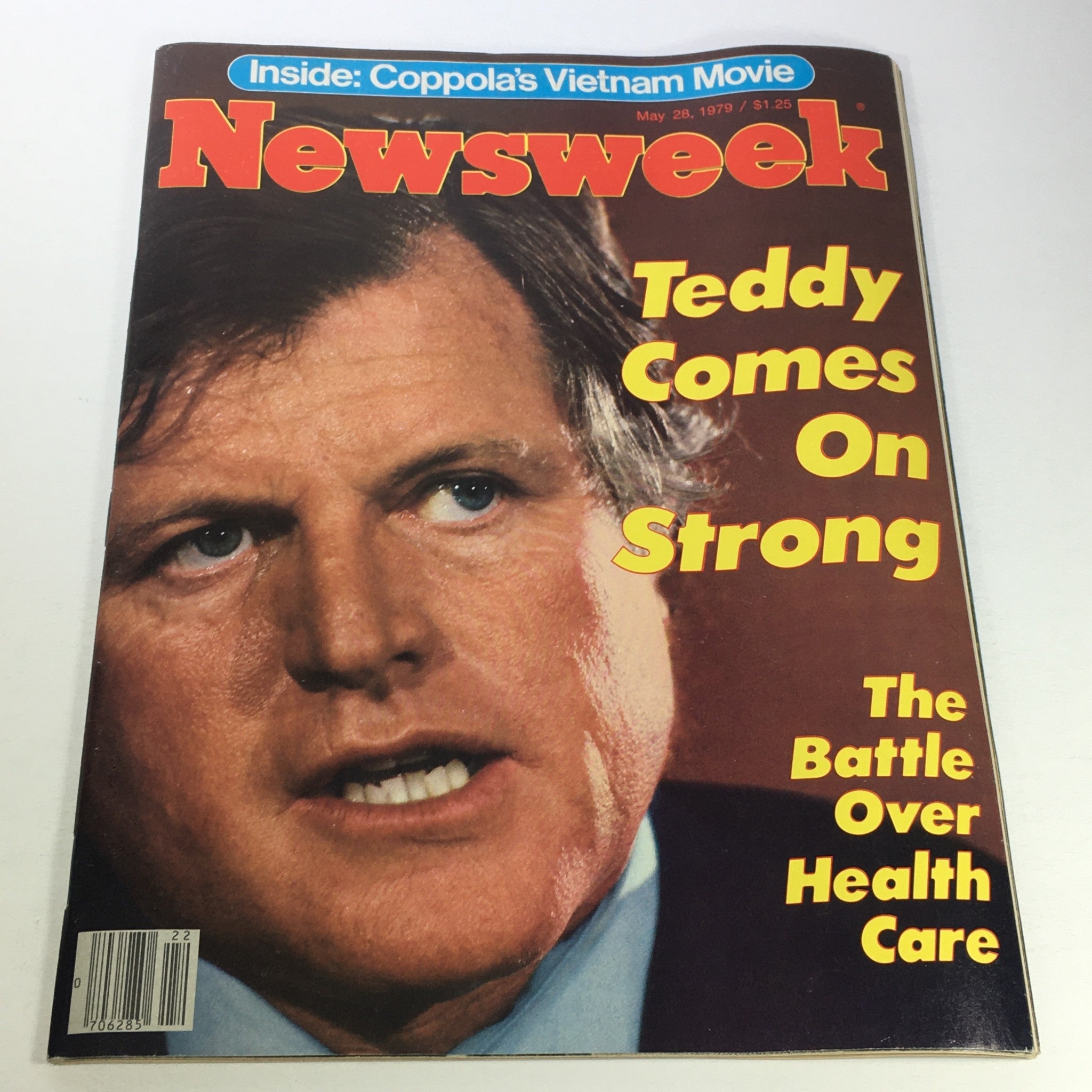 VTG Newsweek Magazine May 28 1979 featuring Teddy Kennedy on cover, discussing the battle over health care.