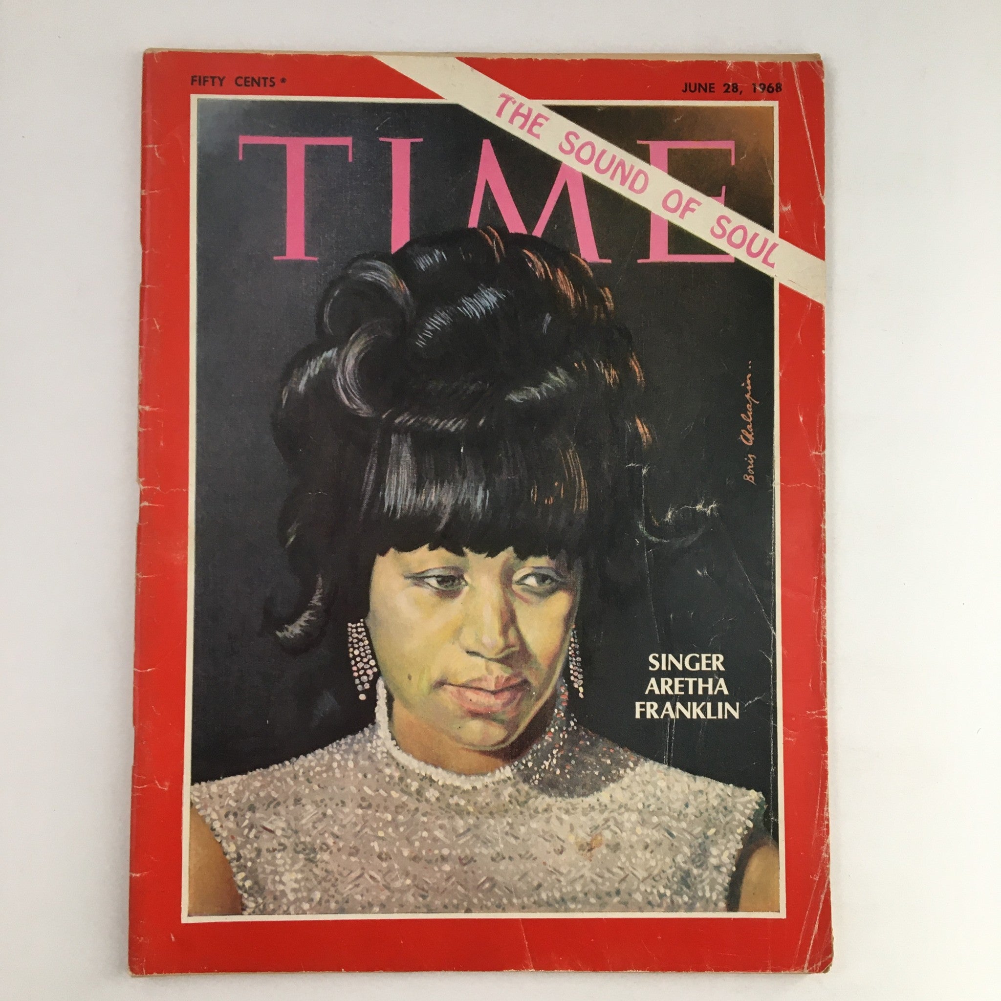 Time Magazine June 28 1968 Vol. 91 No. 28 Queen of Soul Aretha Franklin No Label