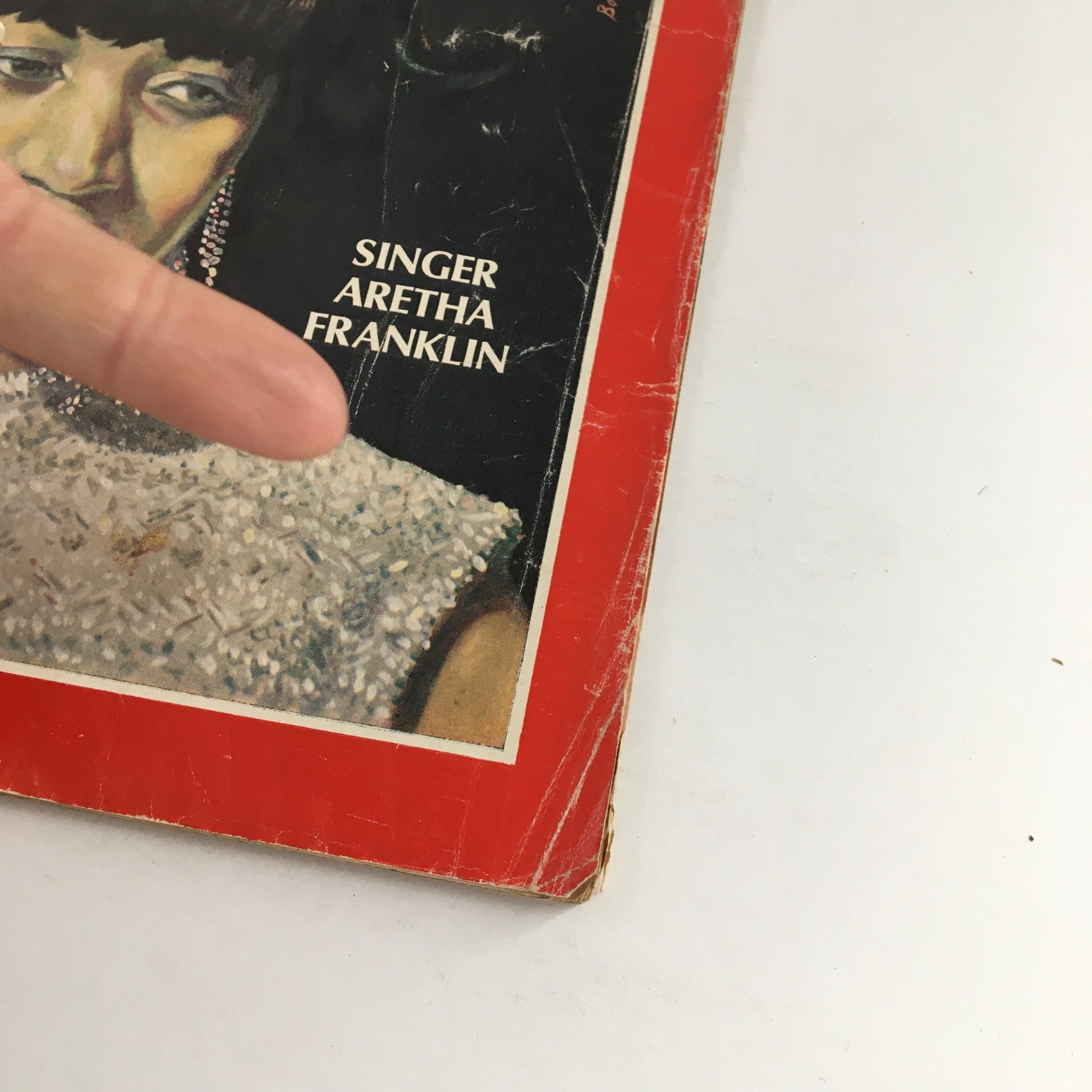 Time Magazine June 28 1968 cover showcasing Aretha Franklin's portrait and text identifying her as 'Singer Aretha Franklin'.