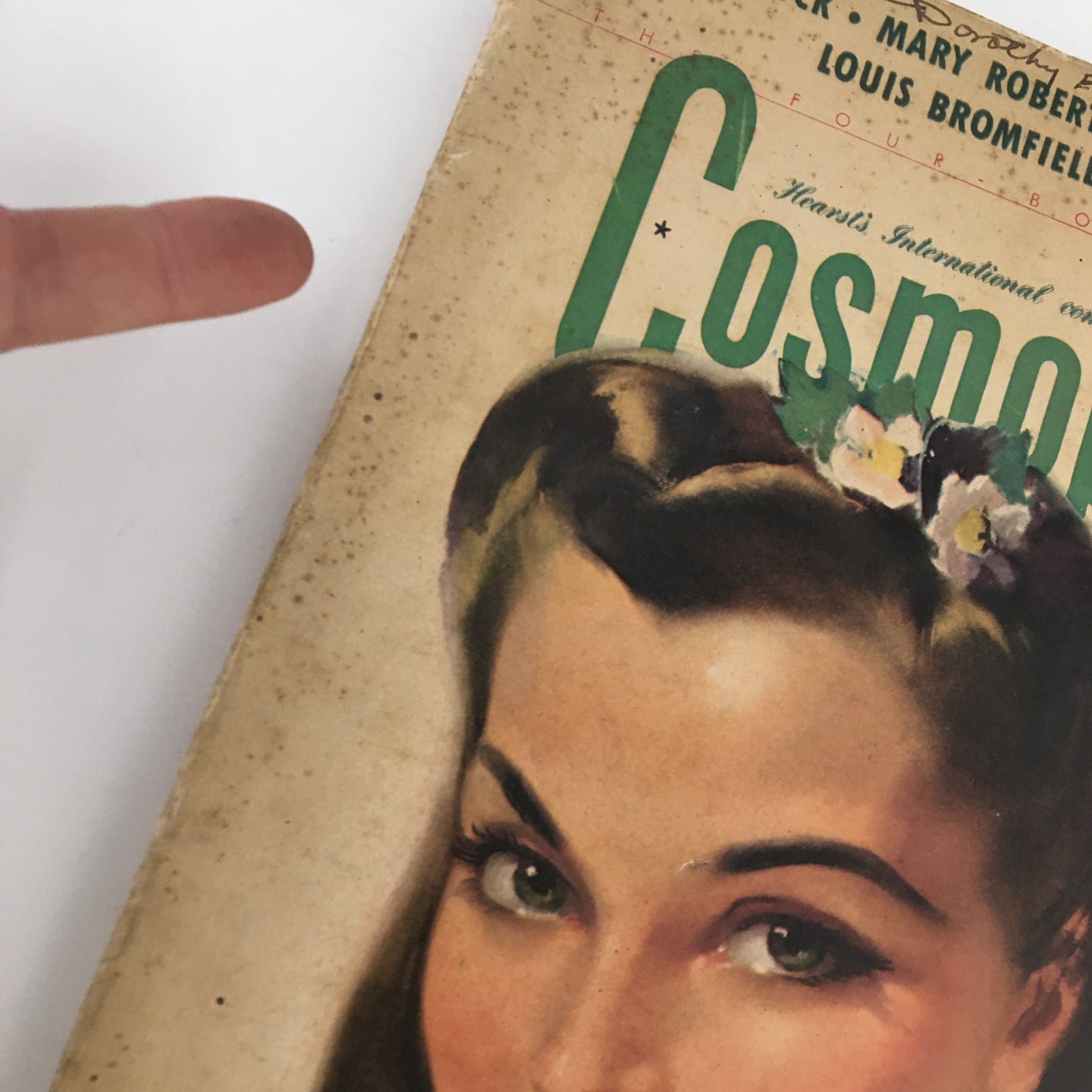 Cover of Cosmopolitan Magazine September 1941 featuring vintage artwork and design, highlighting the magazine's cultural significance.