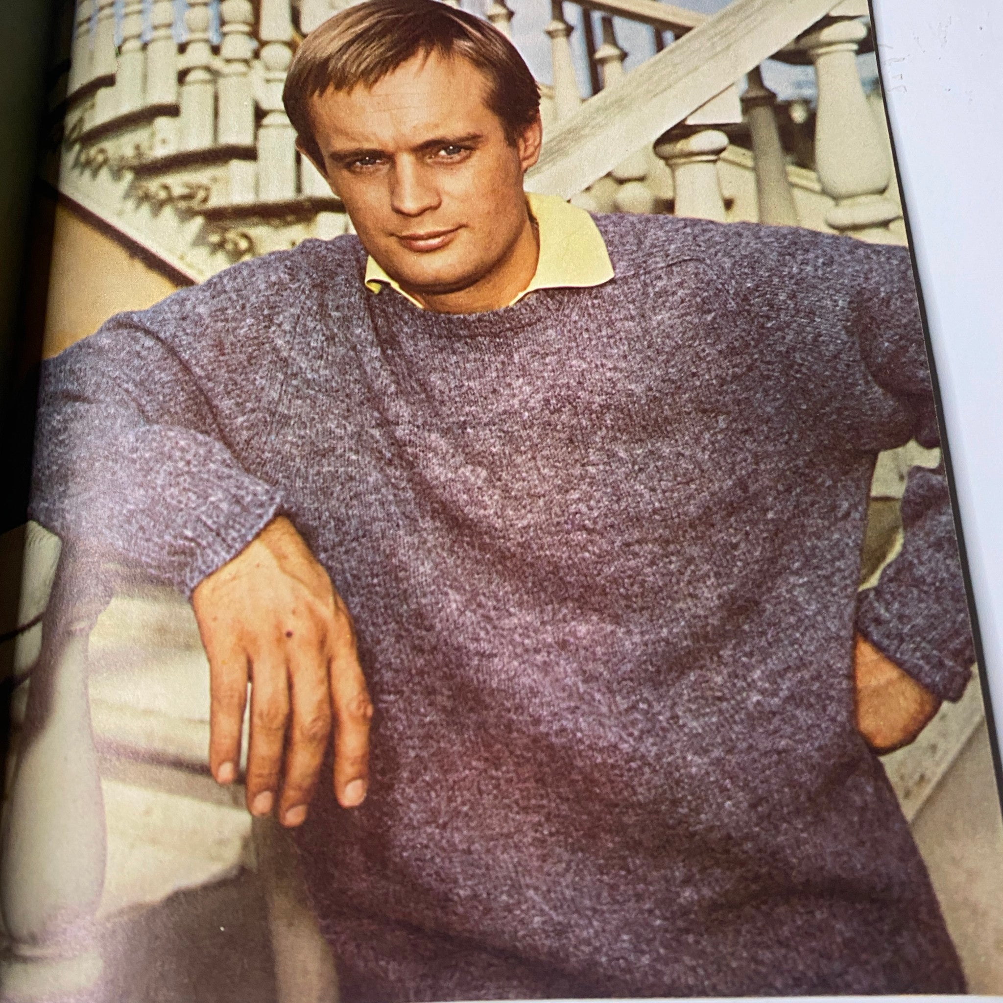 Teen Screen Magazine May 1965 featuring Paul Petersen in a stylish gray sweater, highlighting 1960s teen culture and pop icons.