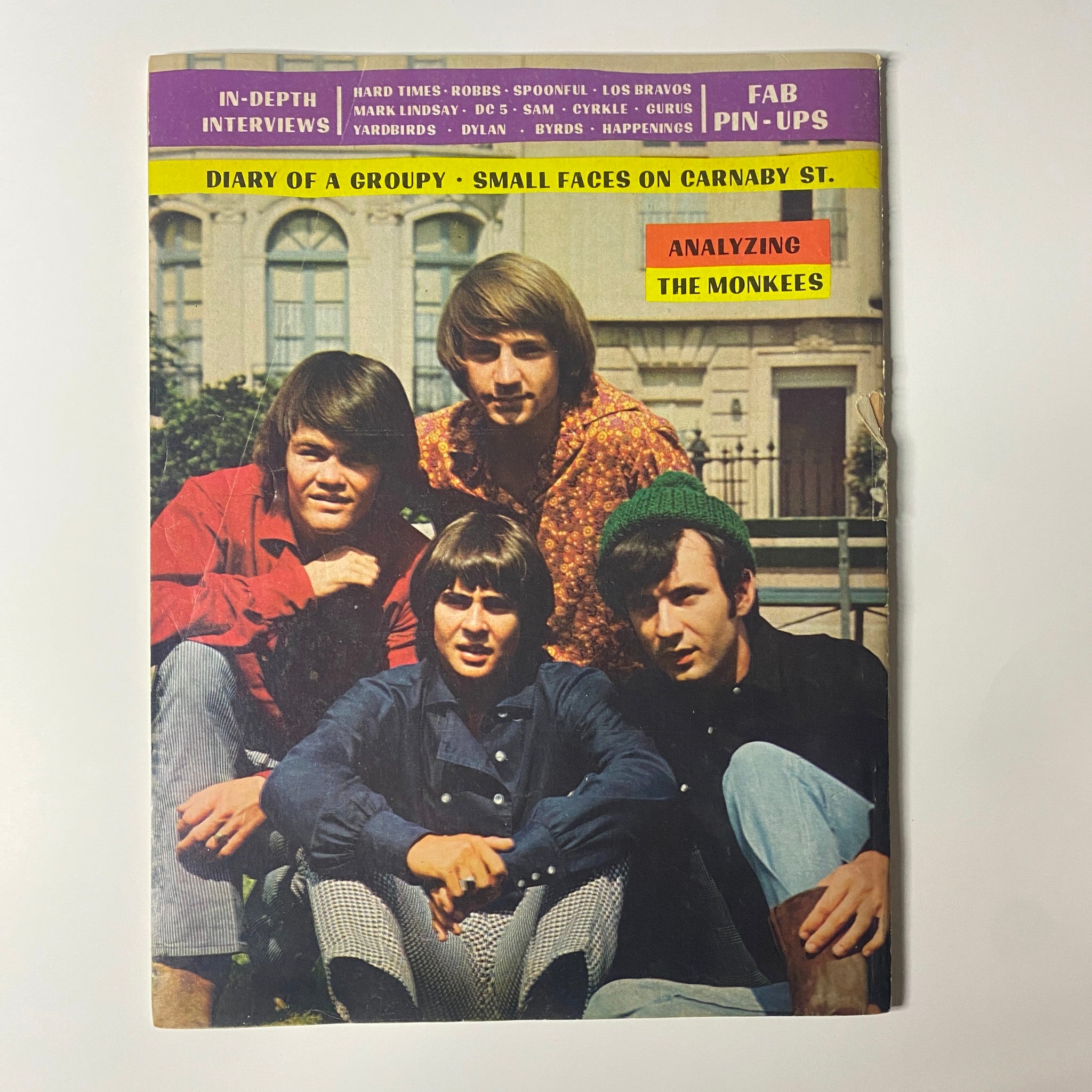 Datebook Magazine February 1967 Vol 6 No 1 featuring The Monkees, discussing in-depth interviews and analyzing 1960s music culture.