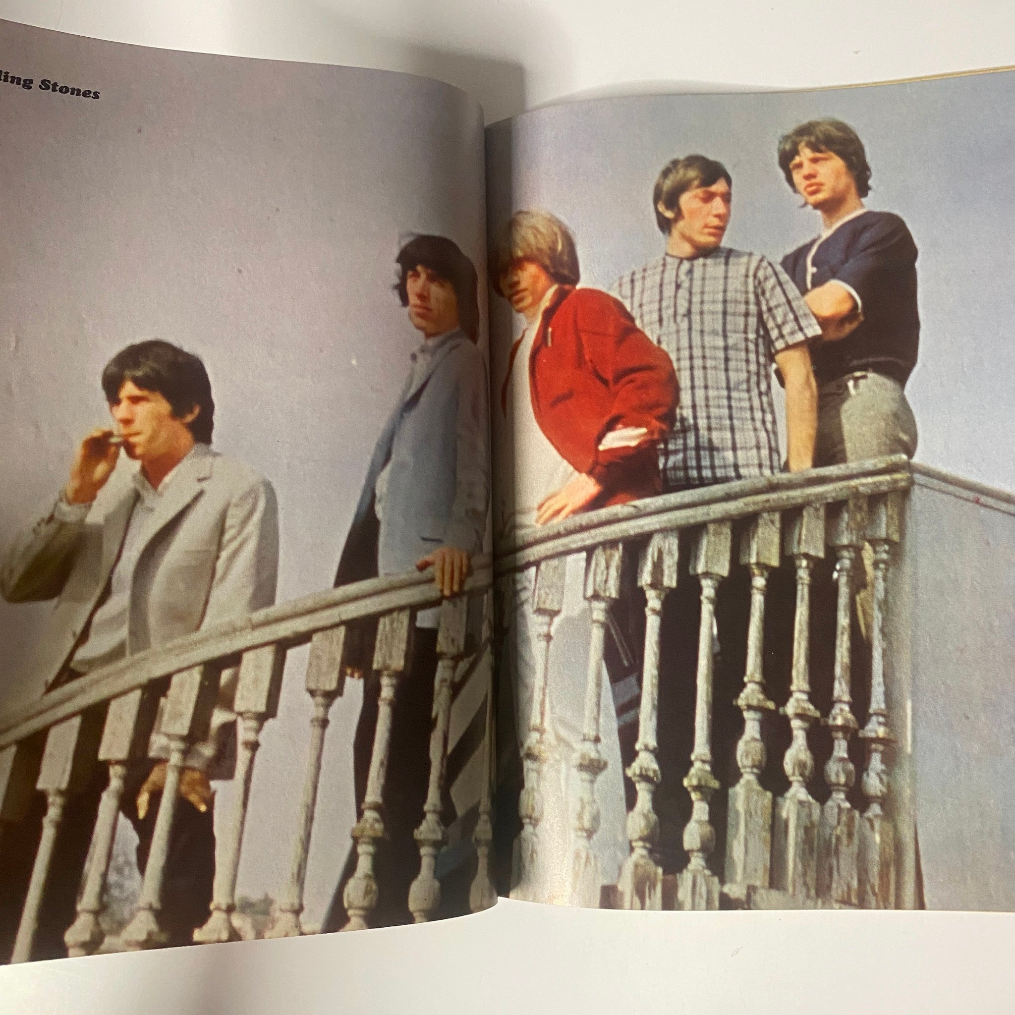 Inside spread of Teen Set Magazine March 1967 showcasing The Rolling Stones, capturing the band's iconic style and fashion of the 1960s.