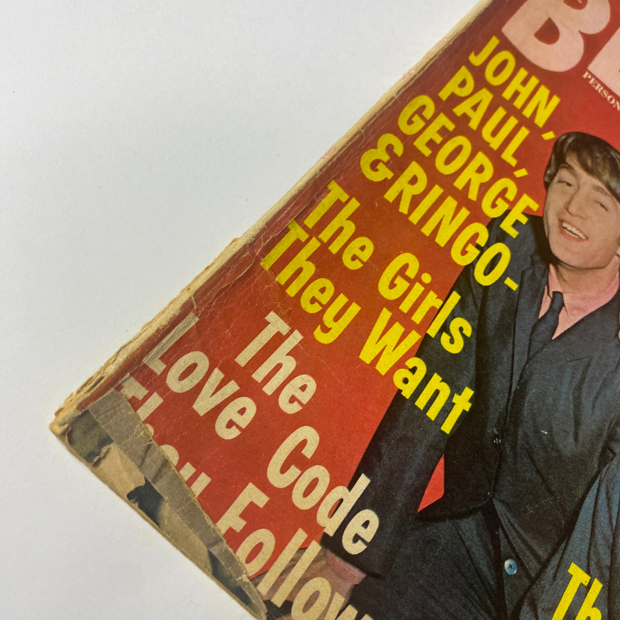 Cover image of Personality Annual Vol 1 No. 1 featuring The Beatles, showcasing the text highlighting John, Paul, George, and Ringo with the phrase 'The Girls They Want'.