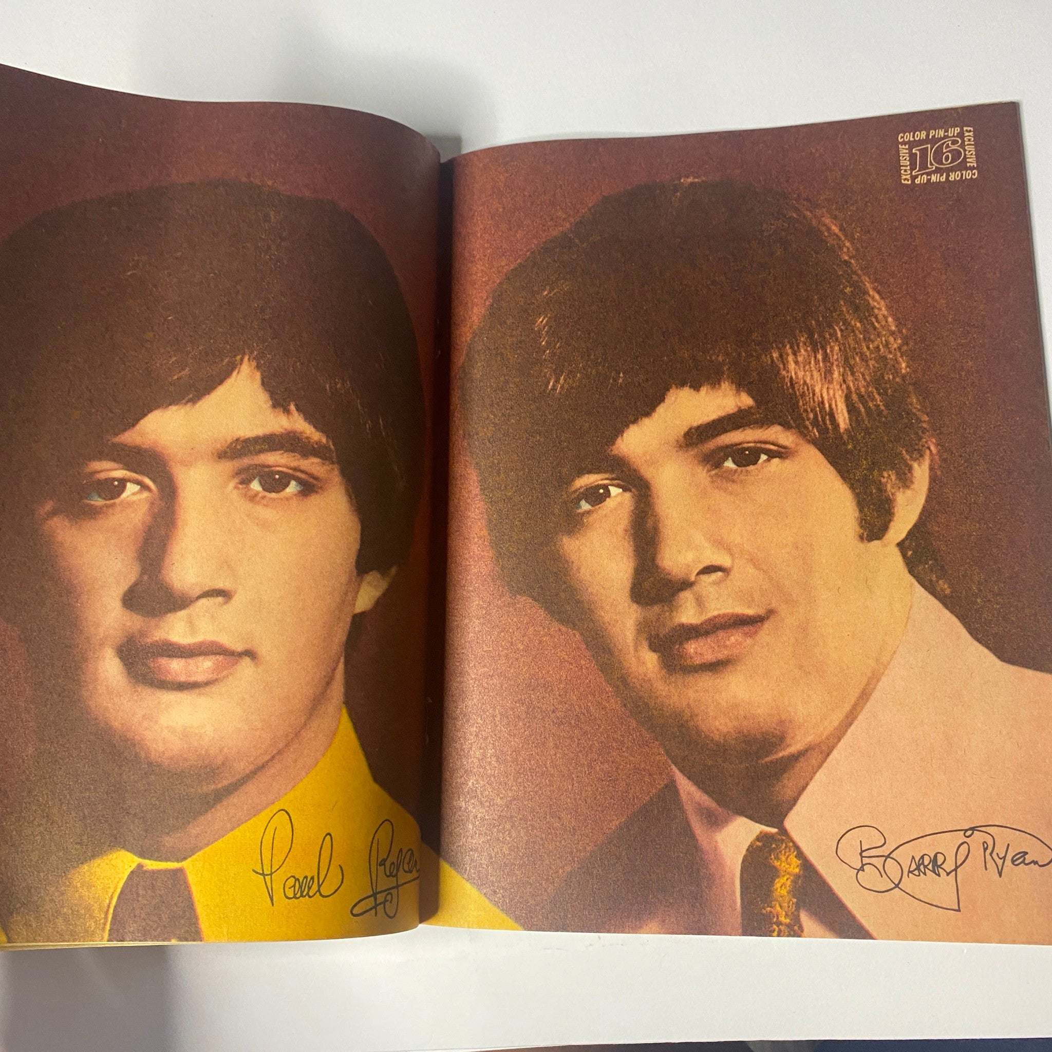 16 Magazine July 1966 Vol 8 No. 2 featuring Paul and Barry Ryan, detailed portrait celebrating the era's musical stars.