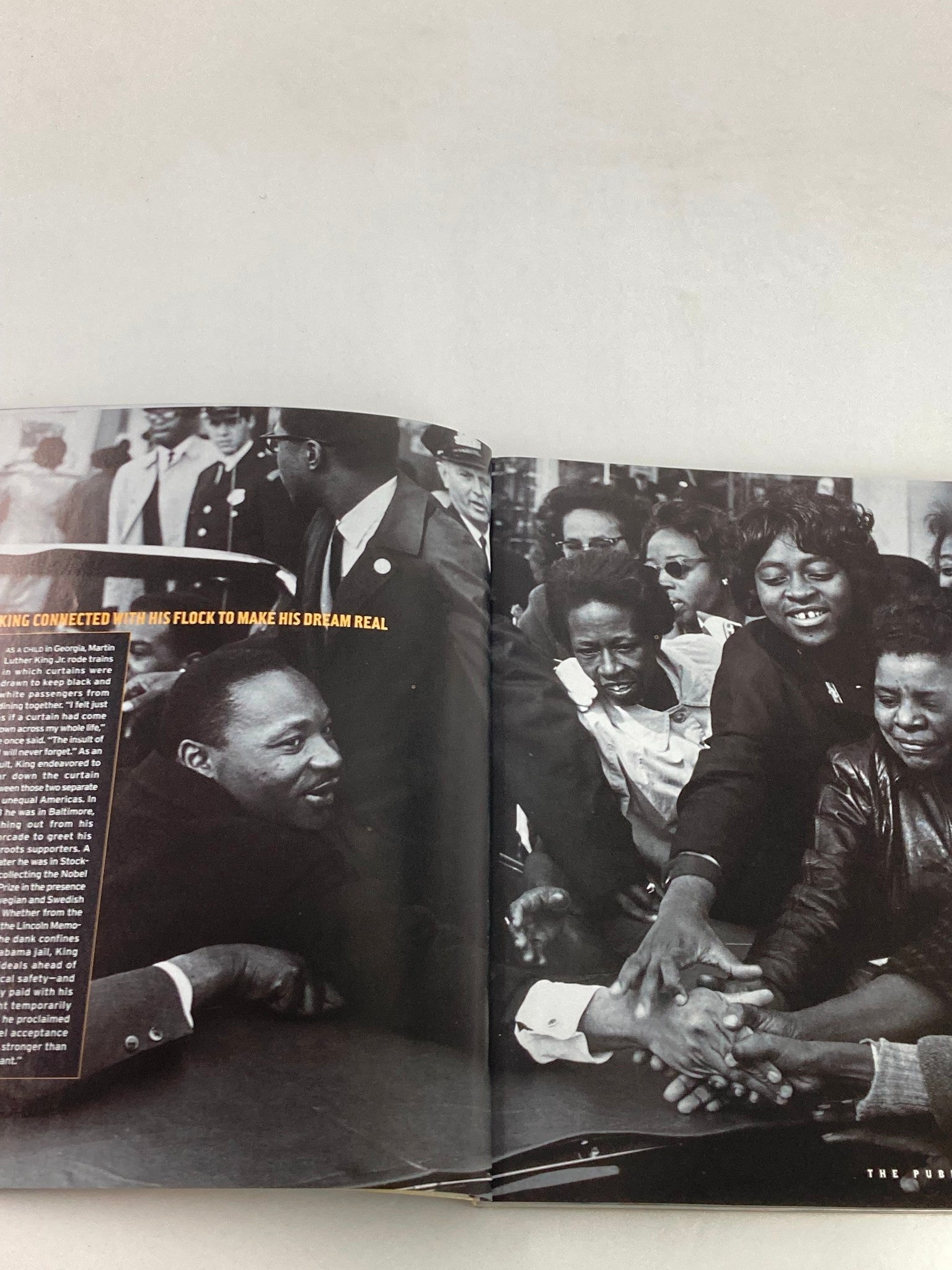 People Weekly Magazine 1998 cover featuring Martin Luther King Jr. engaging with a crowd, symbolizing leadership and social influence in the 20th century.