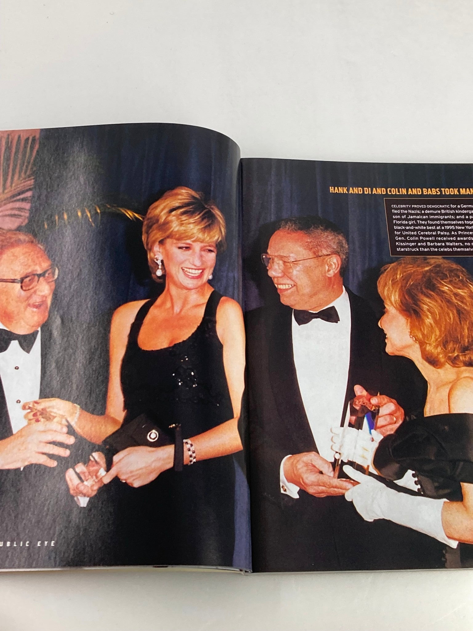People Weekly Magazine 1998 image of Princess Diana at an award ceremony, illustrating her legacy in humanitarian efforts and celebrity.