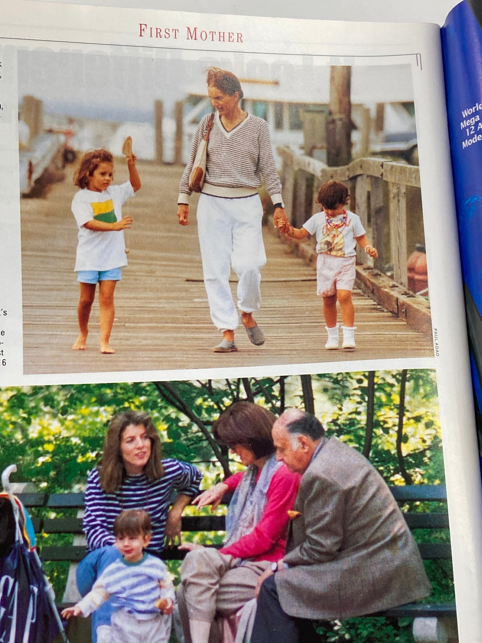 People Weekly Tribute Magazine Summer 1994 displaying a nostalgic moment of Jacqueline Kennedy Onassis walking with children on a dock, capturing her role as a loving mother.