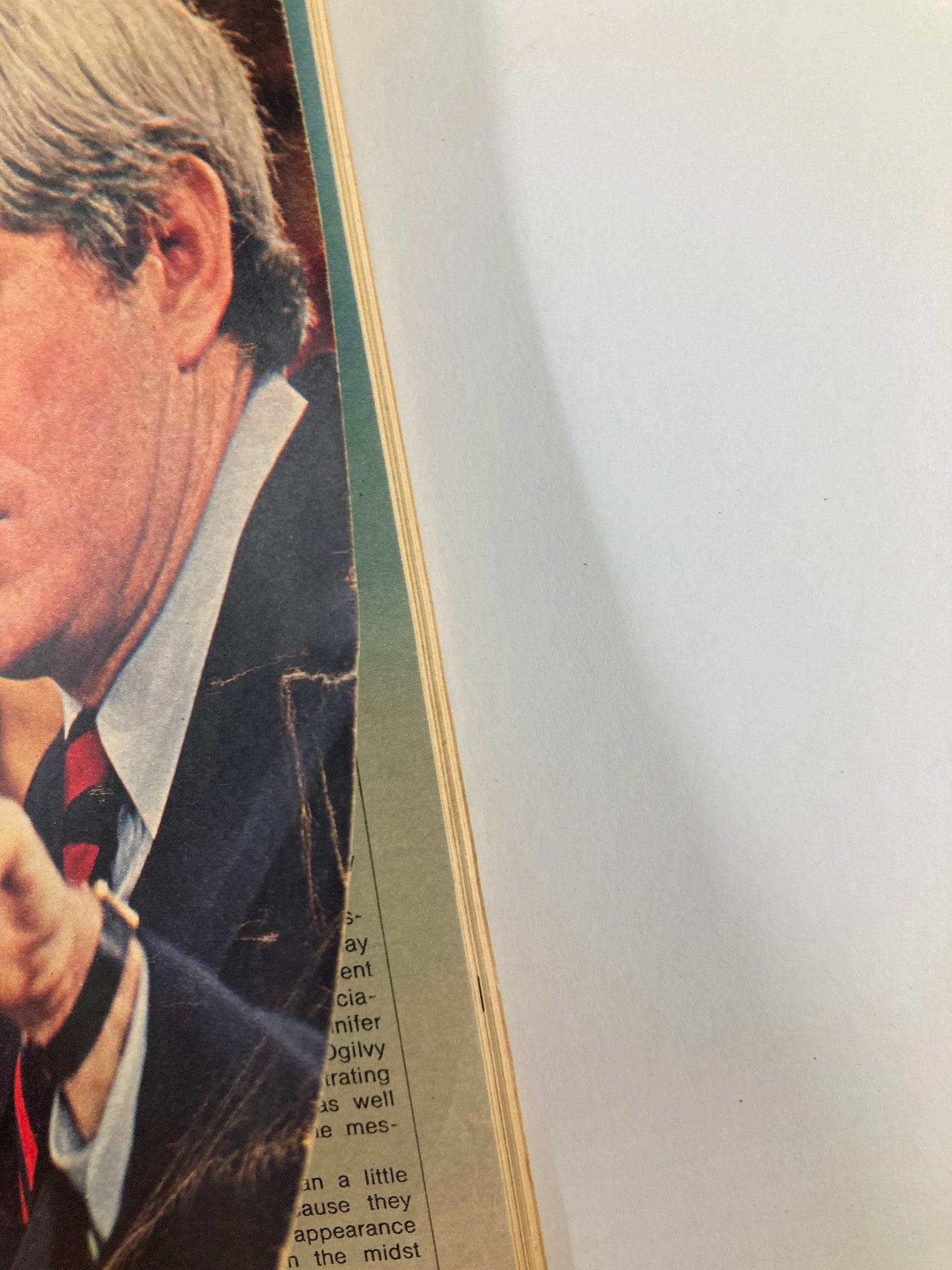 Close-up view of the cover of TV Guide Magazine May 27 1978 Issue #1313 showing Phil Donahue, with details of wear typical for a vintage magazine.