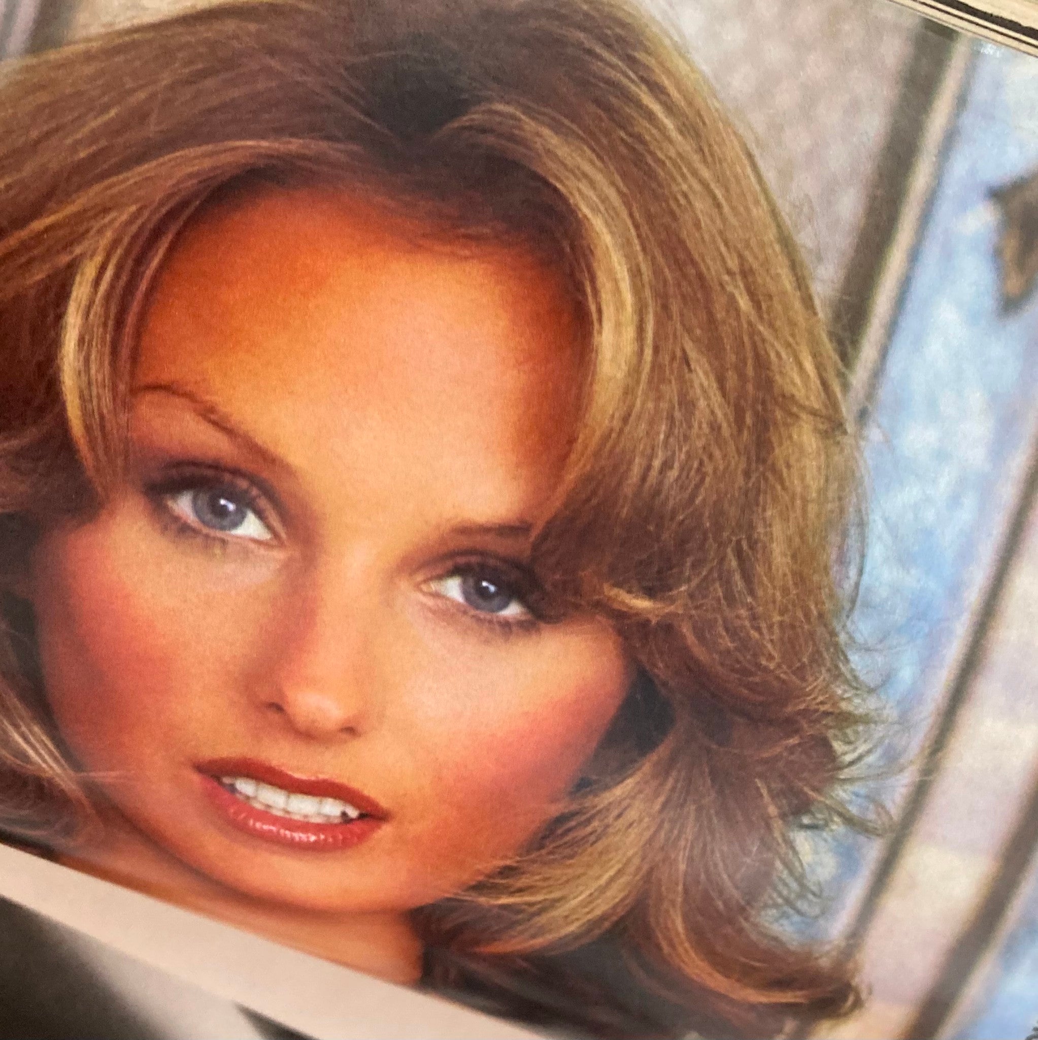 Close-up image of Lillian Miller from the June 1976 VTG Playboy Magazine, highlighting her beautiful features and captivating expression.