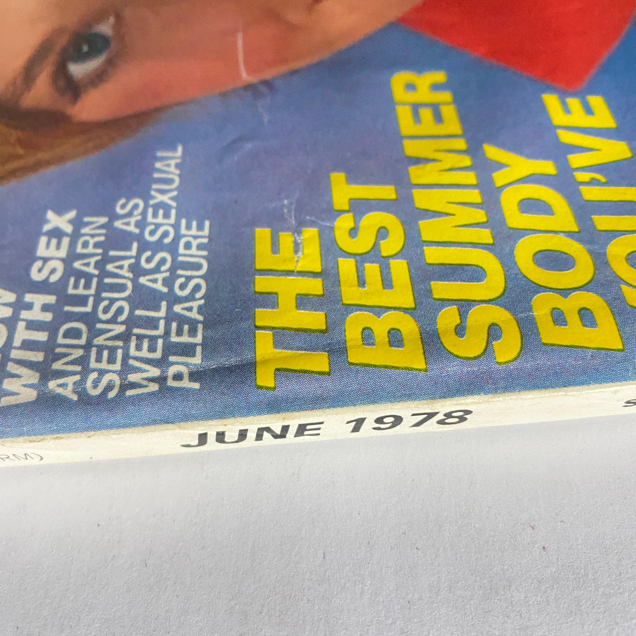 Glamour Magazine June 1978 Shaun Casey Cover No Label