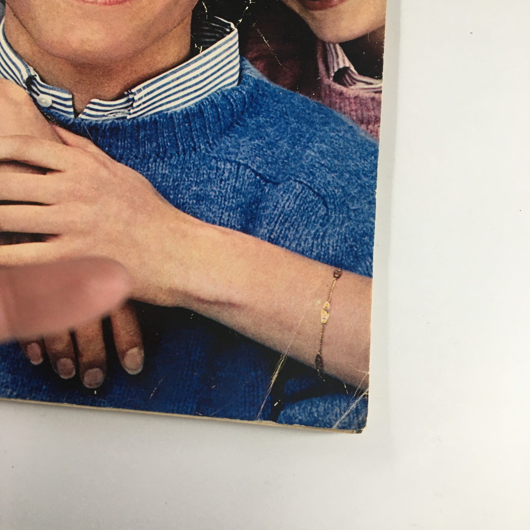Close-up of the Seventeen Magazine March 1978 cover featuring Donald McLean, showcasing his confident smile and blue sweater.