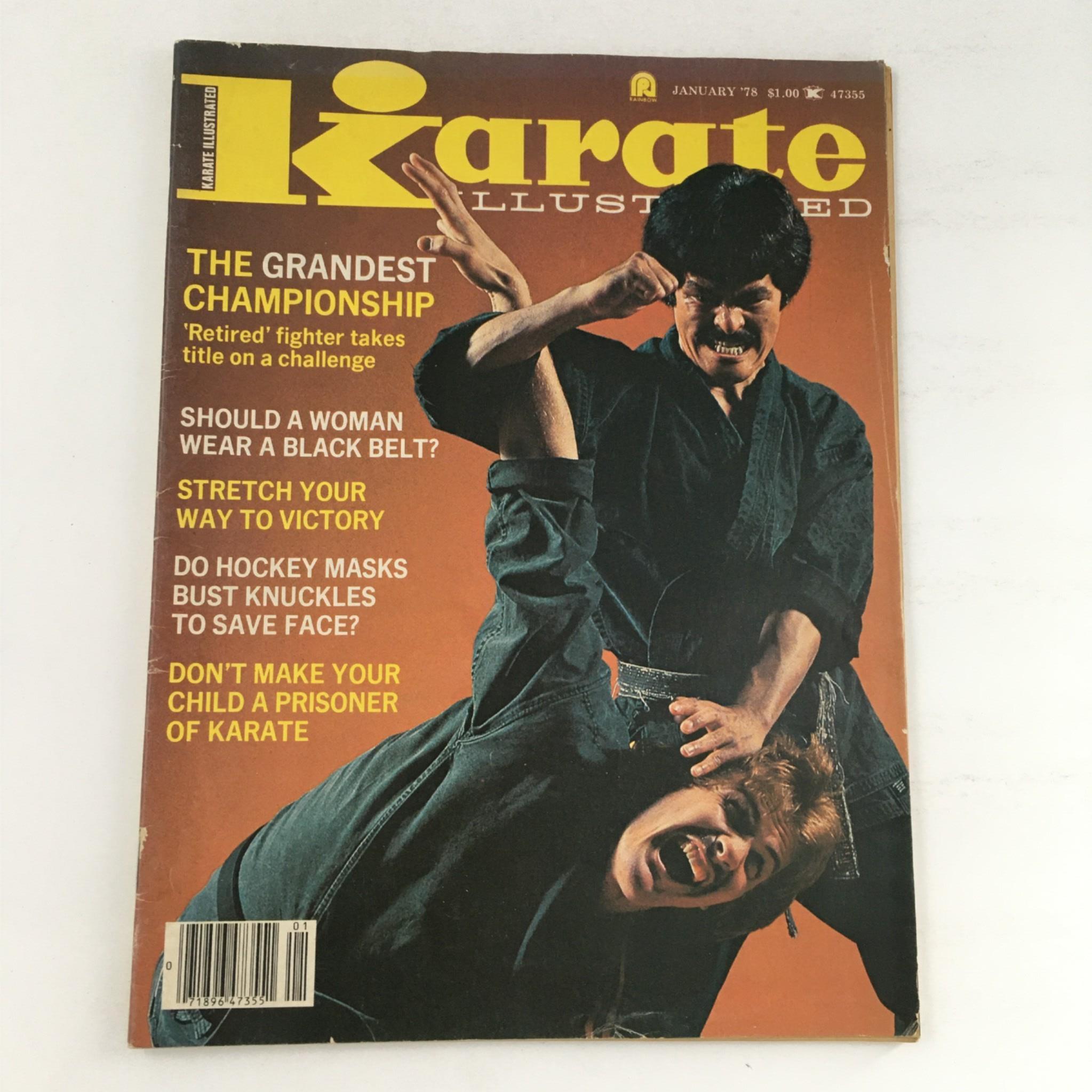 Karate Illustrated Magazine January 1978 Donnie Williams, Scott Whetzel No Label