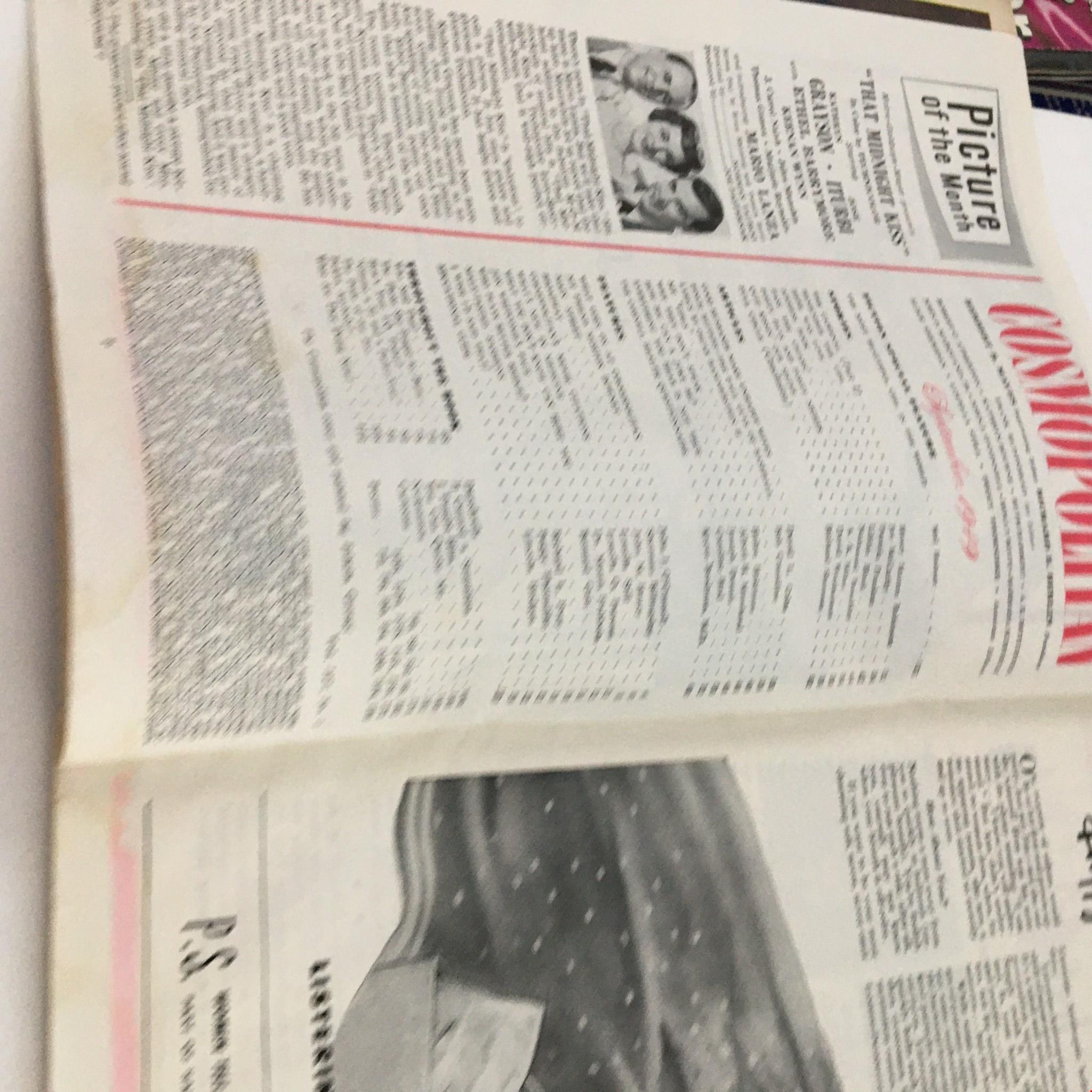 Inside view of the VTG Cosmopolitan Magazine September 1949 featuring articles and images from the post-war era.