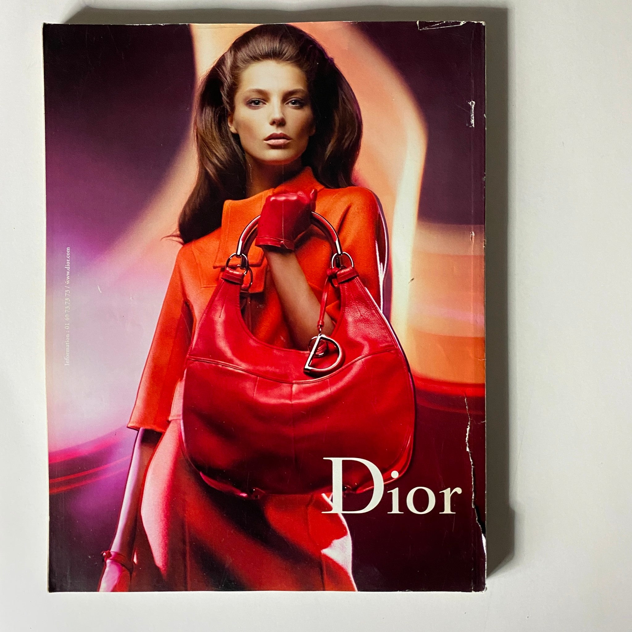 Cover of Vogue Paris Magazine August 2008 featuring model Daria Werbowy in a red outfit, showcasing fashion and glamour.