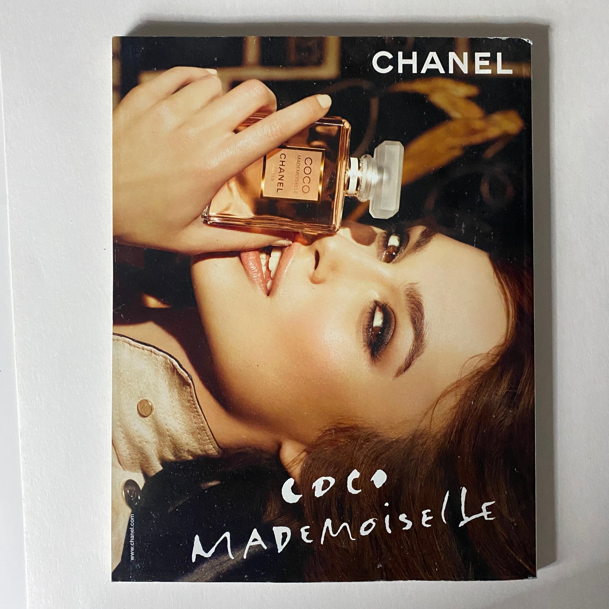 Advertisement for Coco Mademoiselle perfume in Vogue Magazine February 2013, emphasizing luxury and beauty.
