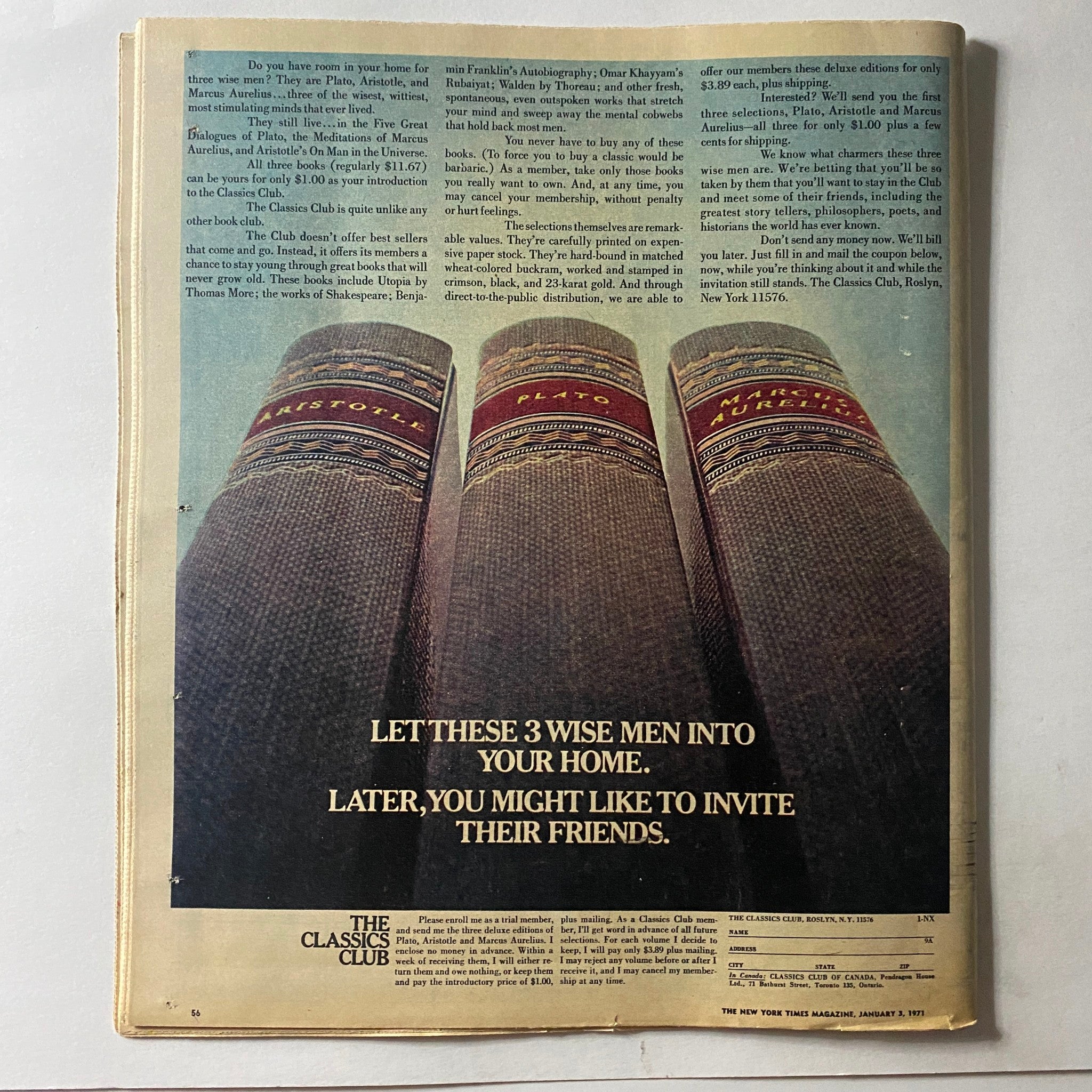 The New York Times Magazine January 3 1971 Encounter Groupers No Label VG