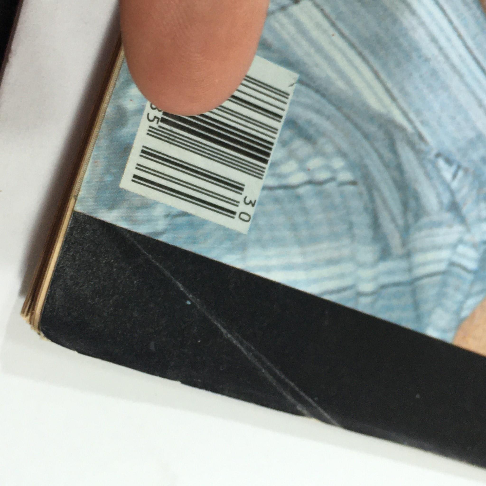 Close-up image showing the barcode on the back cover of the VTG Newsweek Magazine July 24 1978, which features a significant story about Moscow Trials and dissenter Anatoly Scharansky.