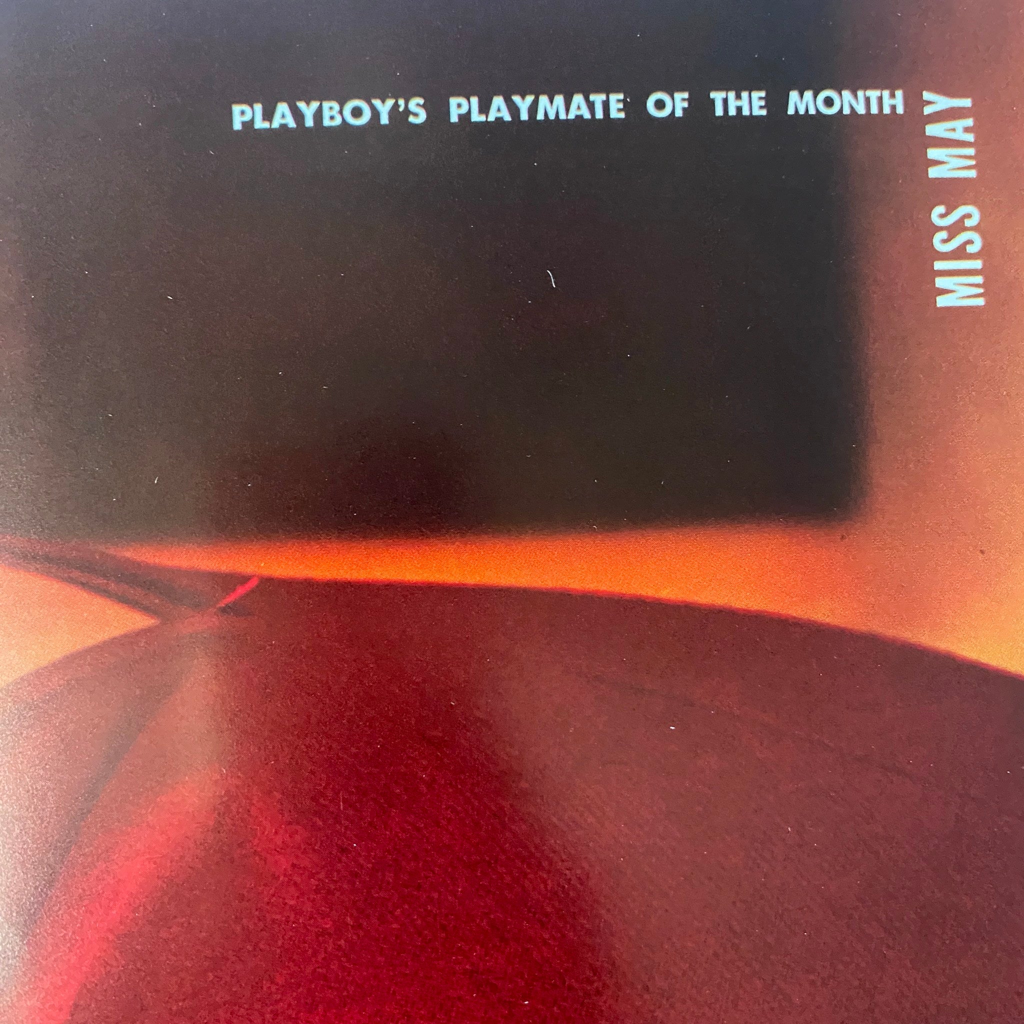 Page from Playboy Magazine May 1966 introducing Dolly Read as Playmate of the Month with elegant typography.