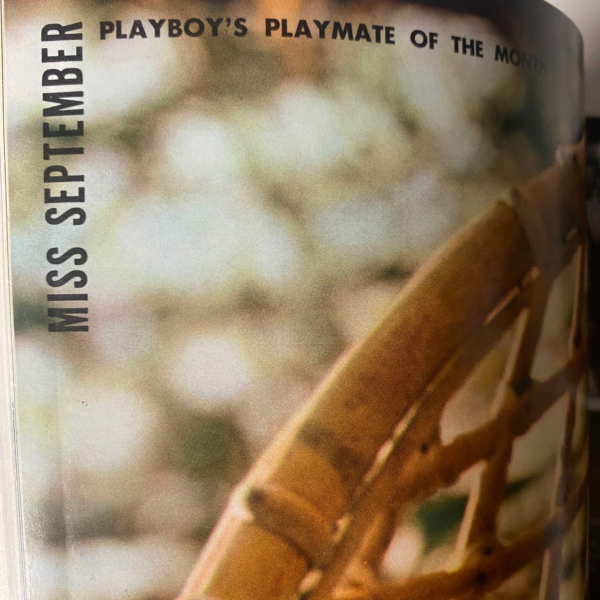 September 1968 Playboy Magazine featuring Dru Hart as Playmate of the Month with an artistic background and elegant design.