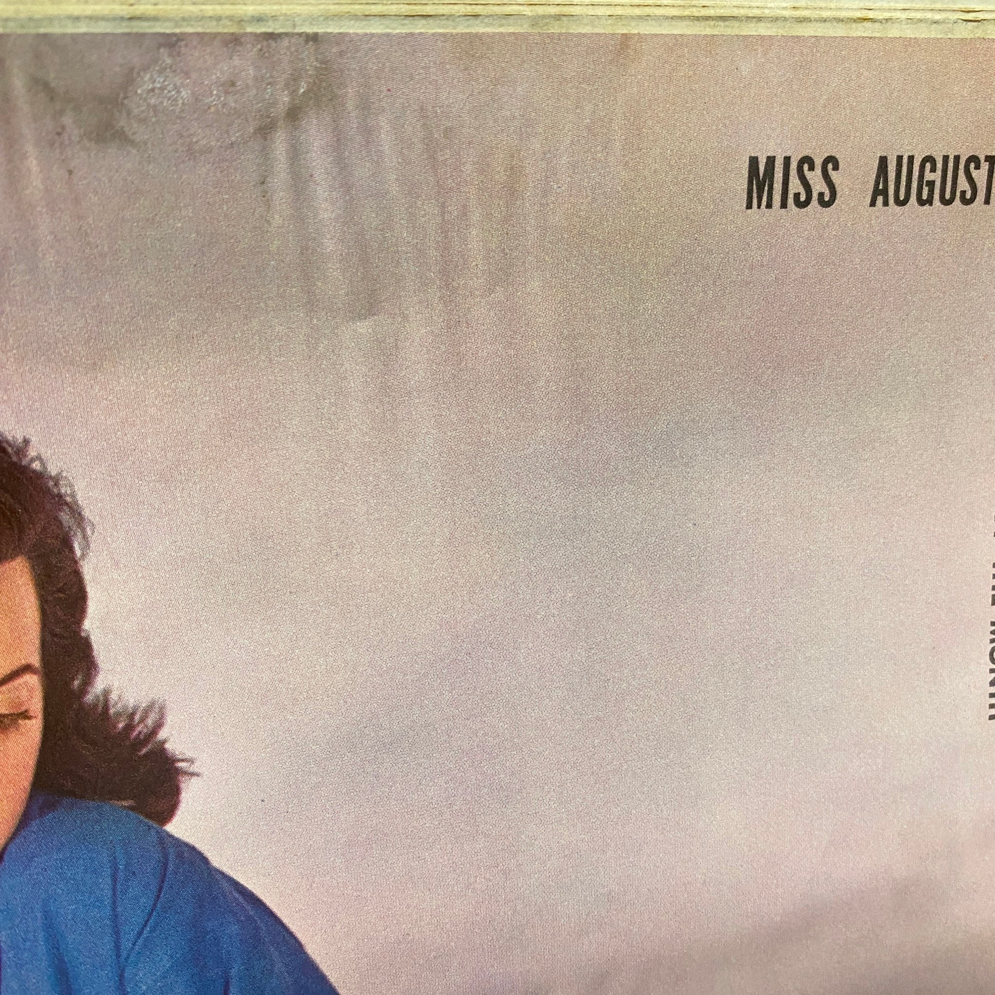 Cover of Playboy Magazine August 1955 featuring Playmate Pat Lawler, showcasing vintage pin-up photography.