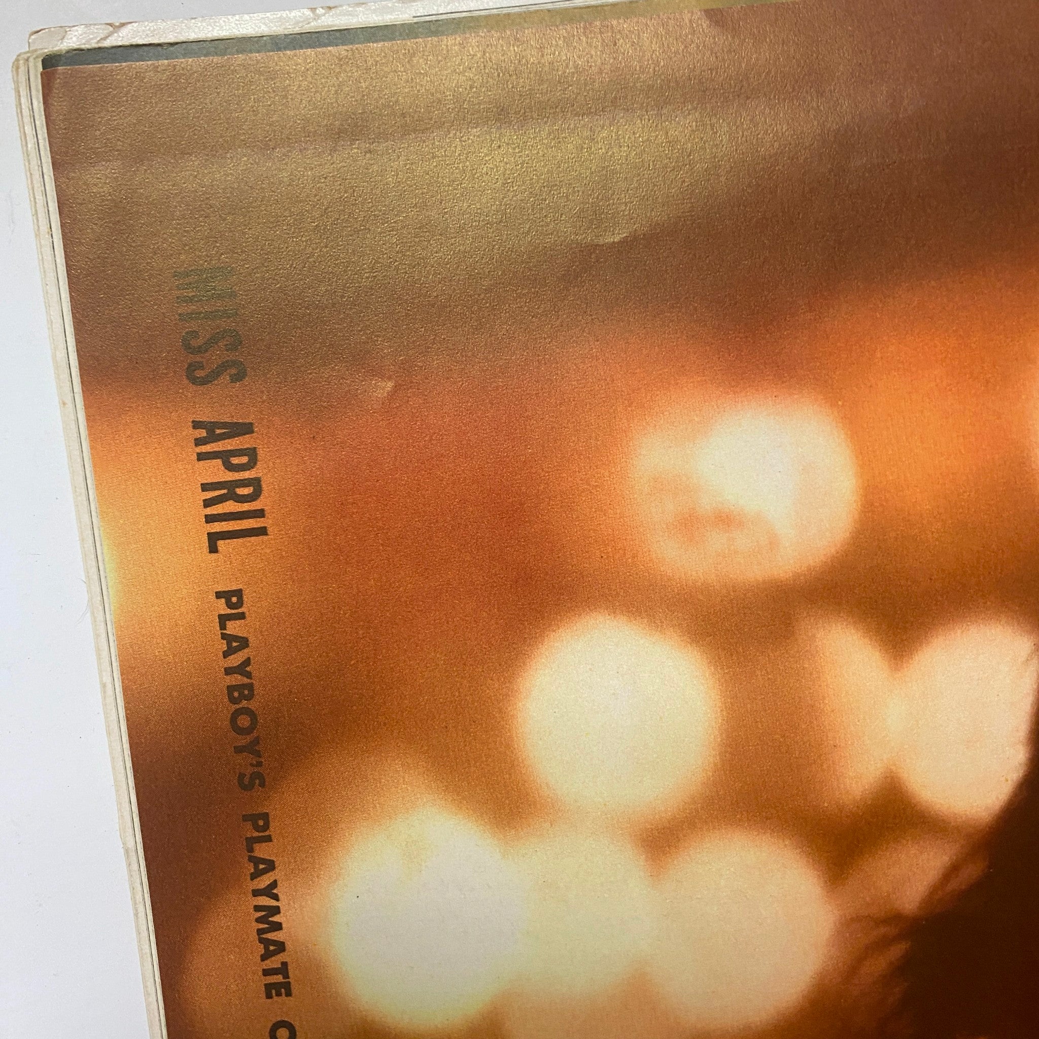 Playboy Magazine April 1958 Playmate Felicia Atkins w Centerfold No Label