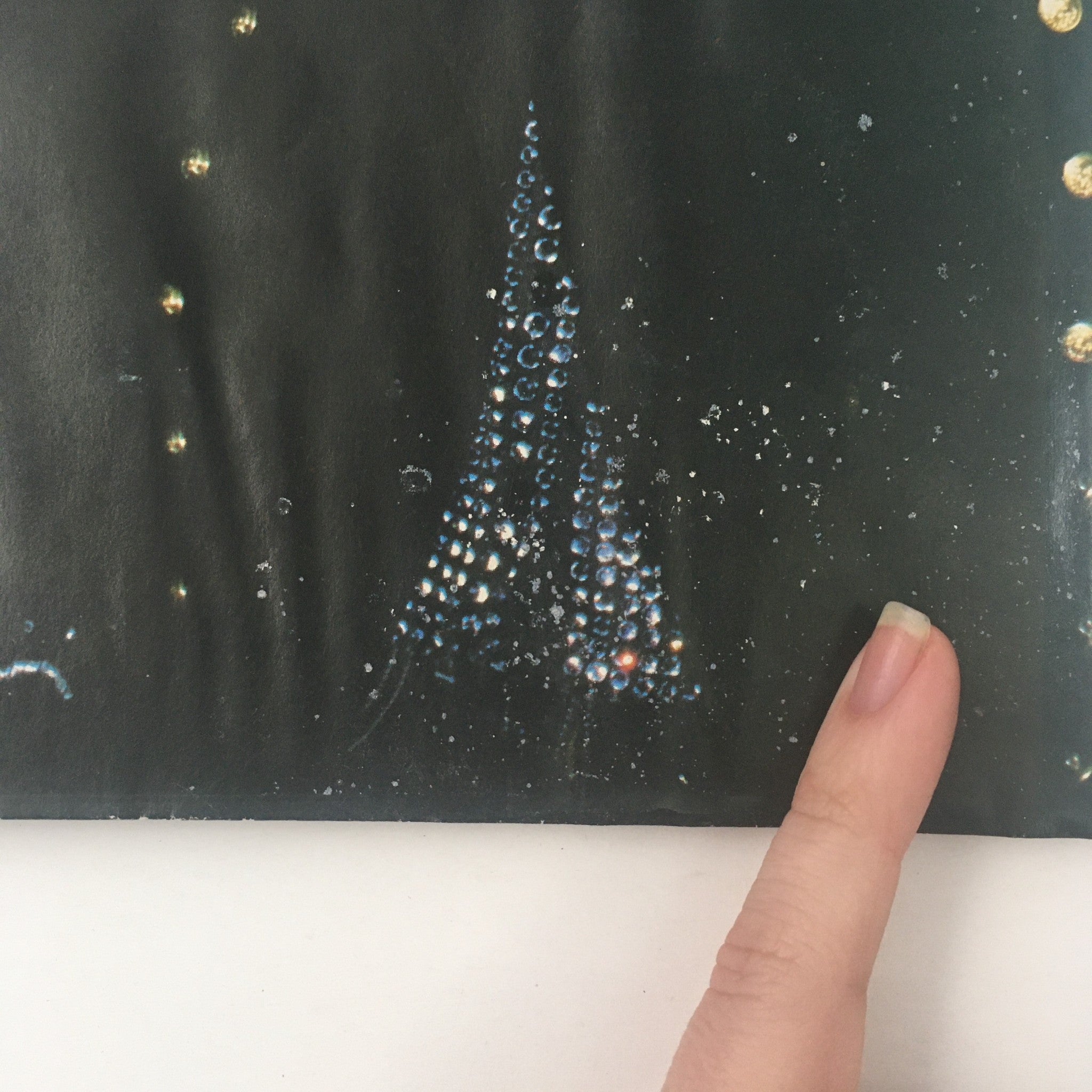 Inside page of Megastars Magazine Vol 1 #2 1984, highlighting intricate beadwork and glimmering embellishments related to the Michael Jackson concert experience.