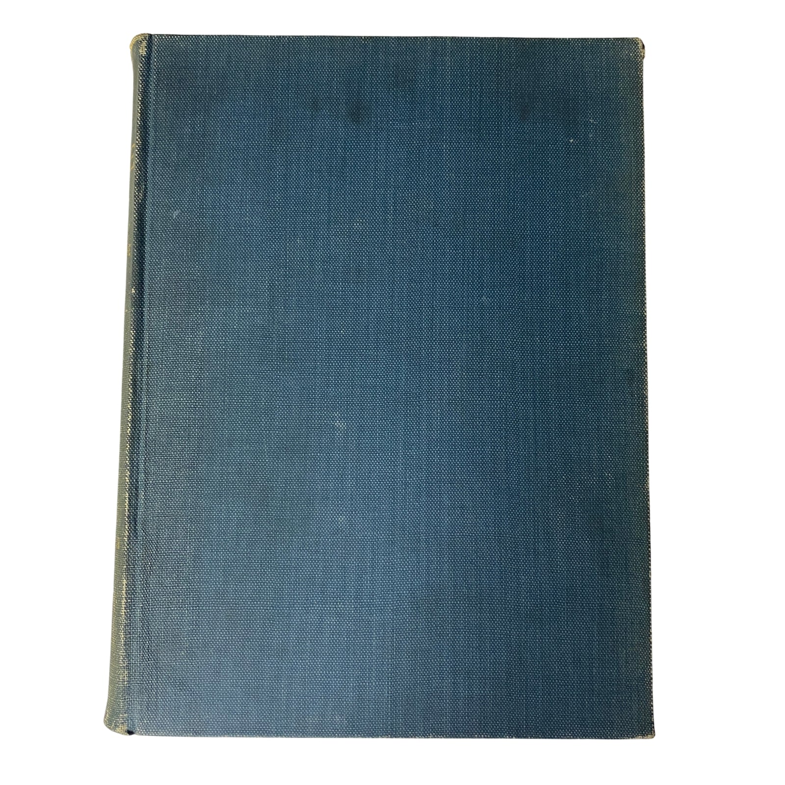 Back cover of the Time Magazine Library Bound volume, showcasing a plain blue cover design.